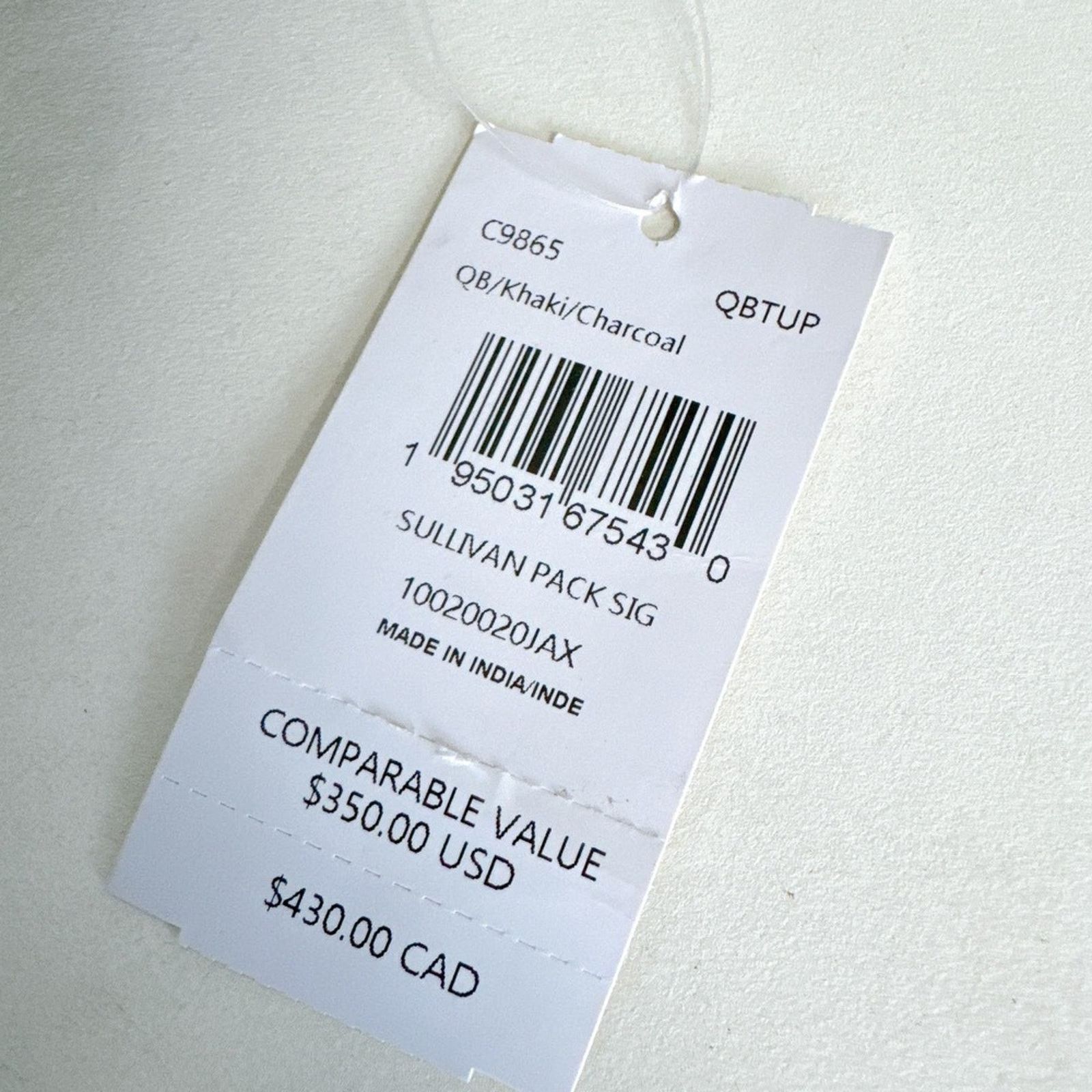 Coach Coach C9865 Sullivan Pack In Blocked Signature Canvas IN Kha Size ONE SIZE - 8 Thumbnail