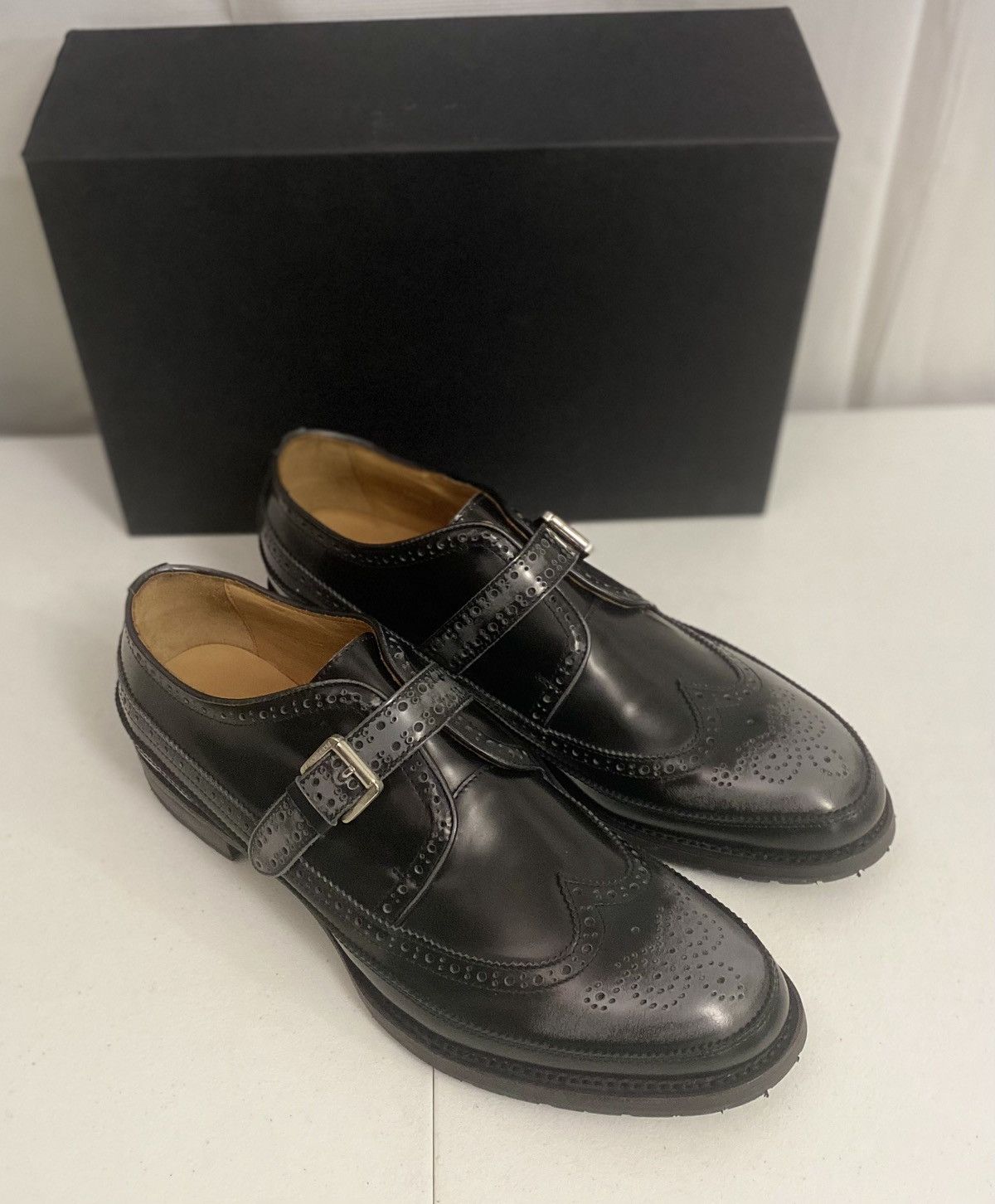 Dsquared2 Dsquared2 🇮🇹 Black Leather Monkstrap Mudguard Brogue 11 NEW Size US 11 / EU 44 - 20 Thumbnail