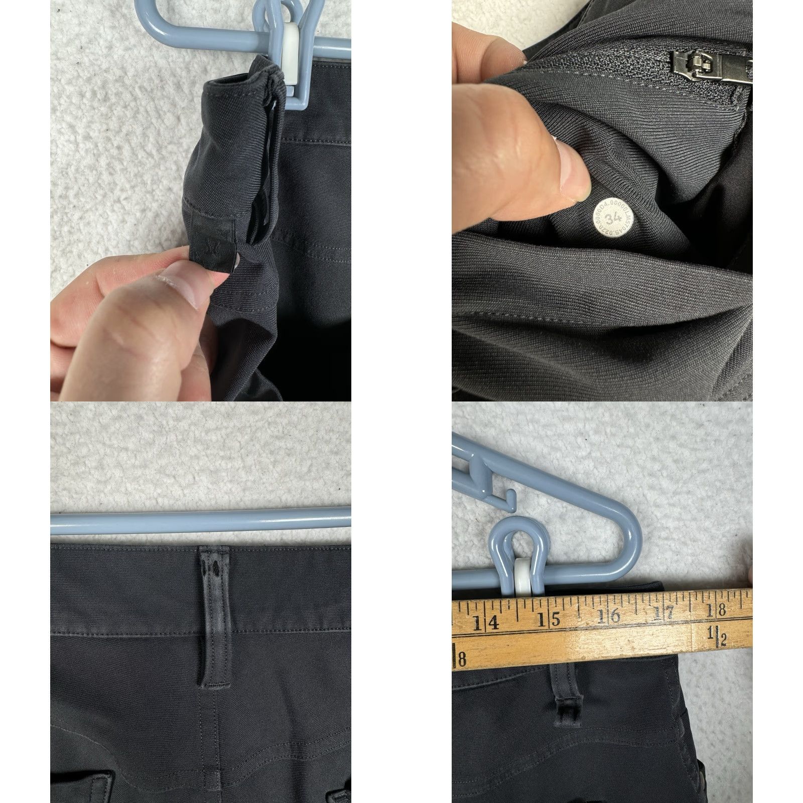 Lululemon Lululemon Pants Mens 34x30 Gray ABC Warpstreme Classic Fit 5-Pocket Design Casual Straight Inseam 30 Game Size US 34 / EU 50 - 8 Thumbnail