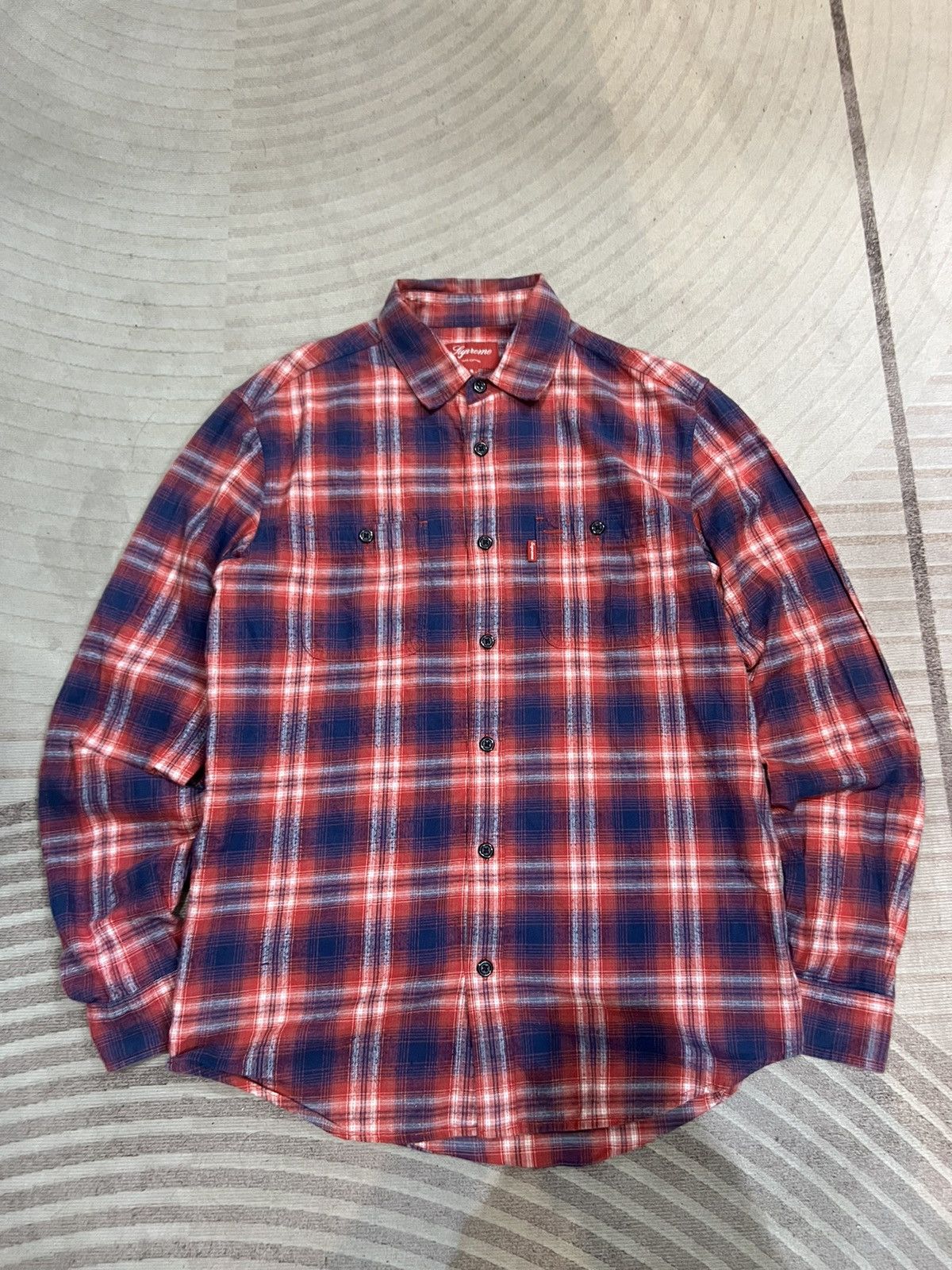 Supreme × Vintage SUPREME CHECKED RARE SHIRT Y2K Size US S / EU 44-46 / 1 - 1 Thumbnail