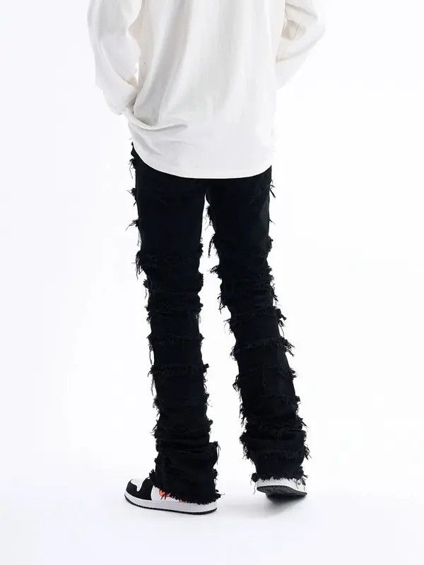 Vintage Megumi x moto grunge fade flared punk damaged jeans Size US 32 / EU 48 - 6 Thumbnail