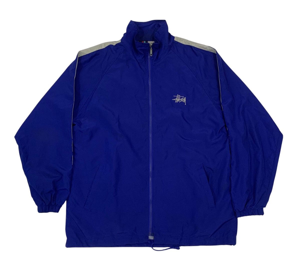 Stussy Stussy club jacket coated cotton brown sz large | Grailed