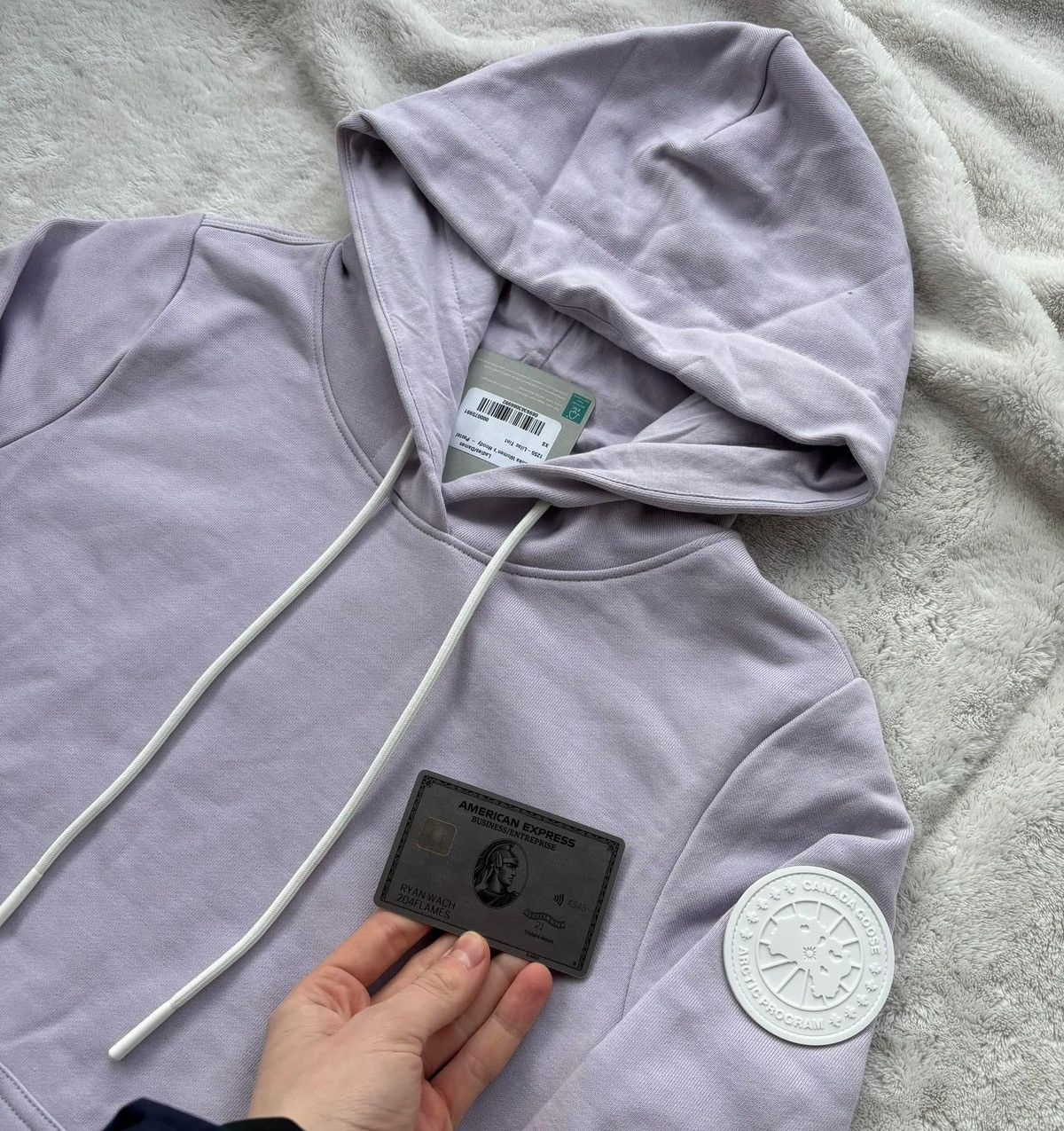 Canada Goose Canada Goose Pastel Lilac Tint Badge Hoodies Size S / US 4 / IT 40 - 2 Thumbnail