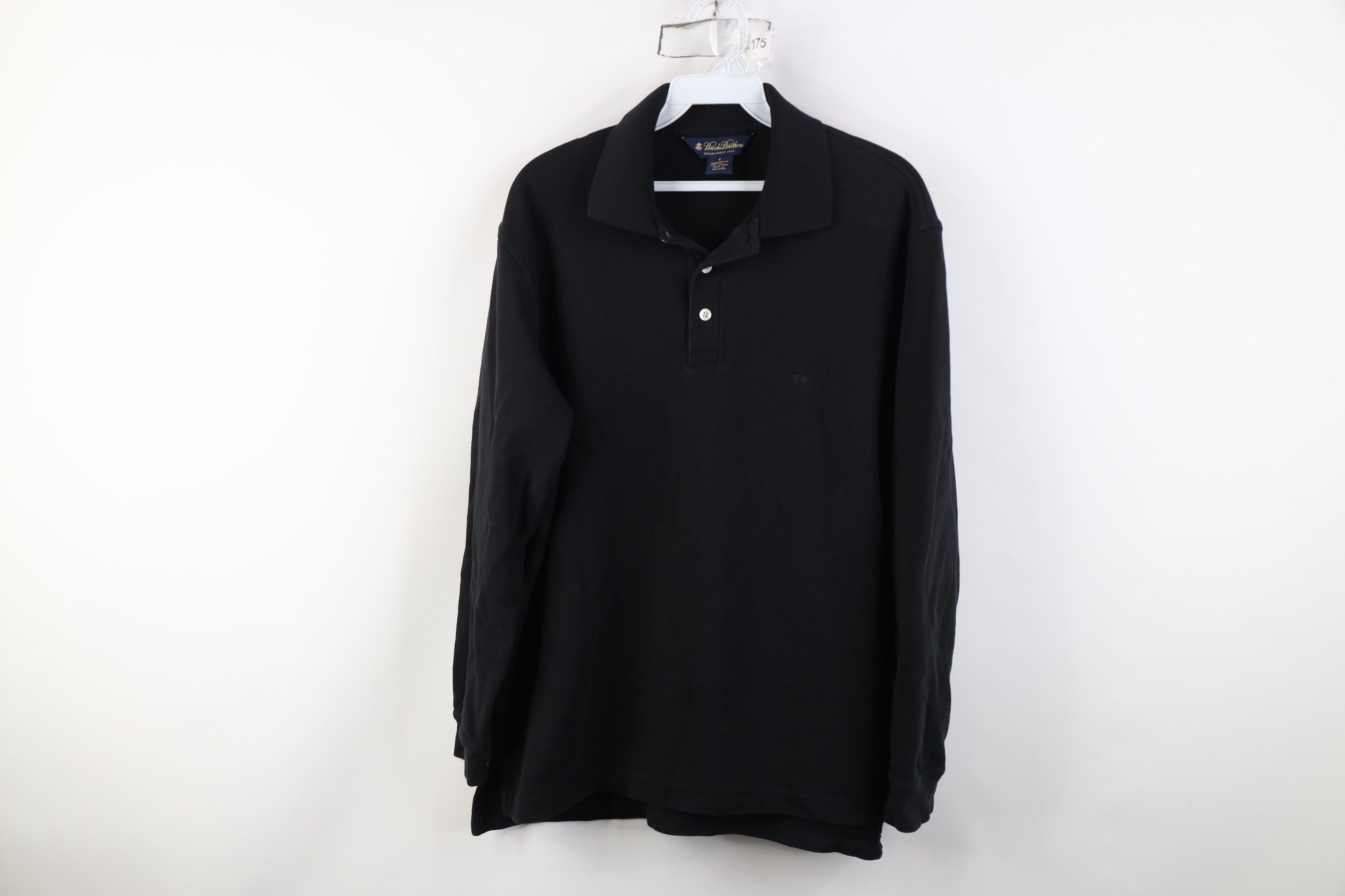 Brooks Brothers Vintage Brooks Brothers Knit Long Sleeve Rugby Polo Size US S / EU 44-46 / 1 - 1 Thumbnail