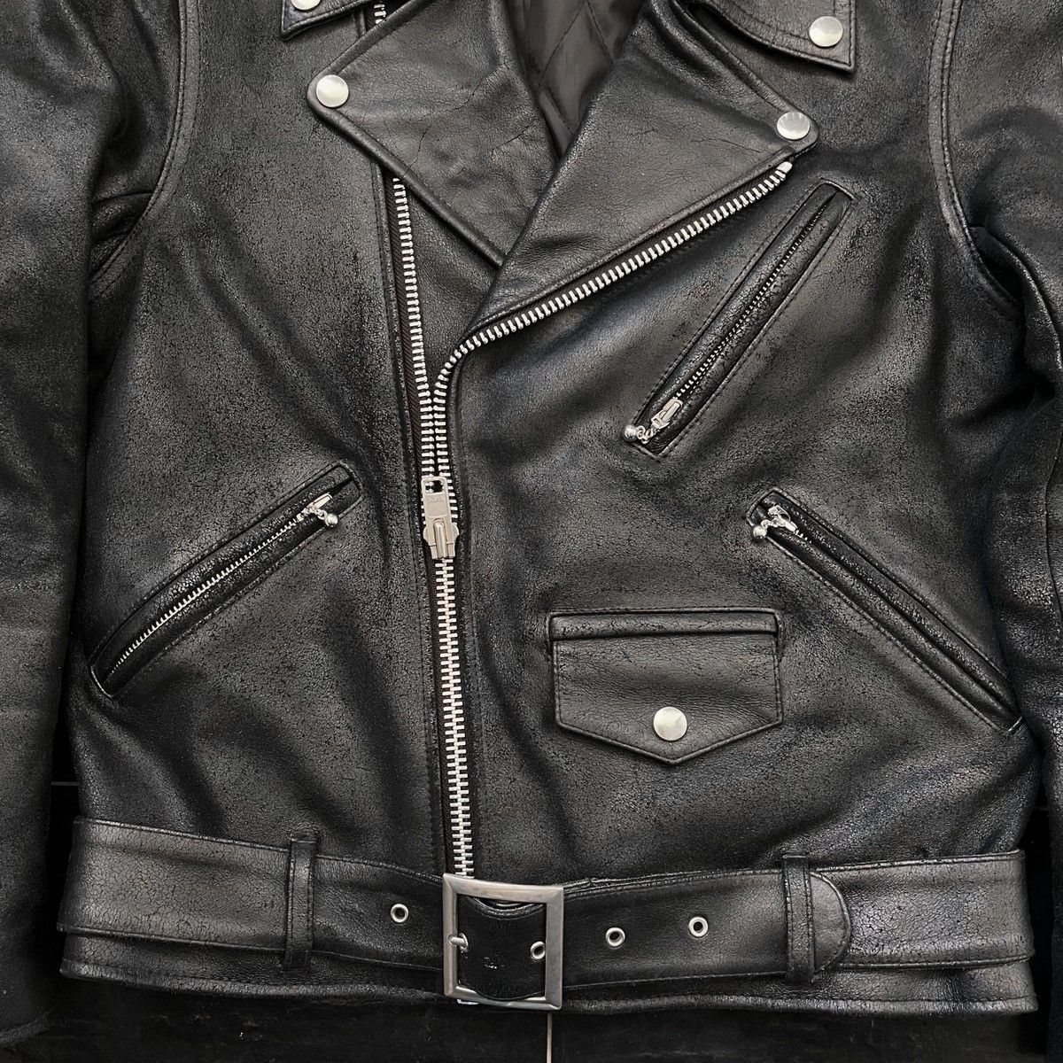 Japanese Brand TFOA LEATHER JACKET TAKUMI 7th GENERATION Size US S / EU 44-46 / 1 - 5 Thumbnail