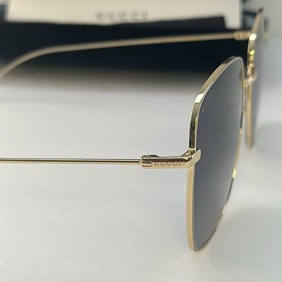 Gucci New Authentic GUCCI GG1031S-001 59 Sunglass Woman Metal Gold Size ONE SIZE - 11 Thumbnail