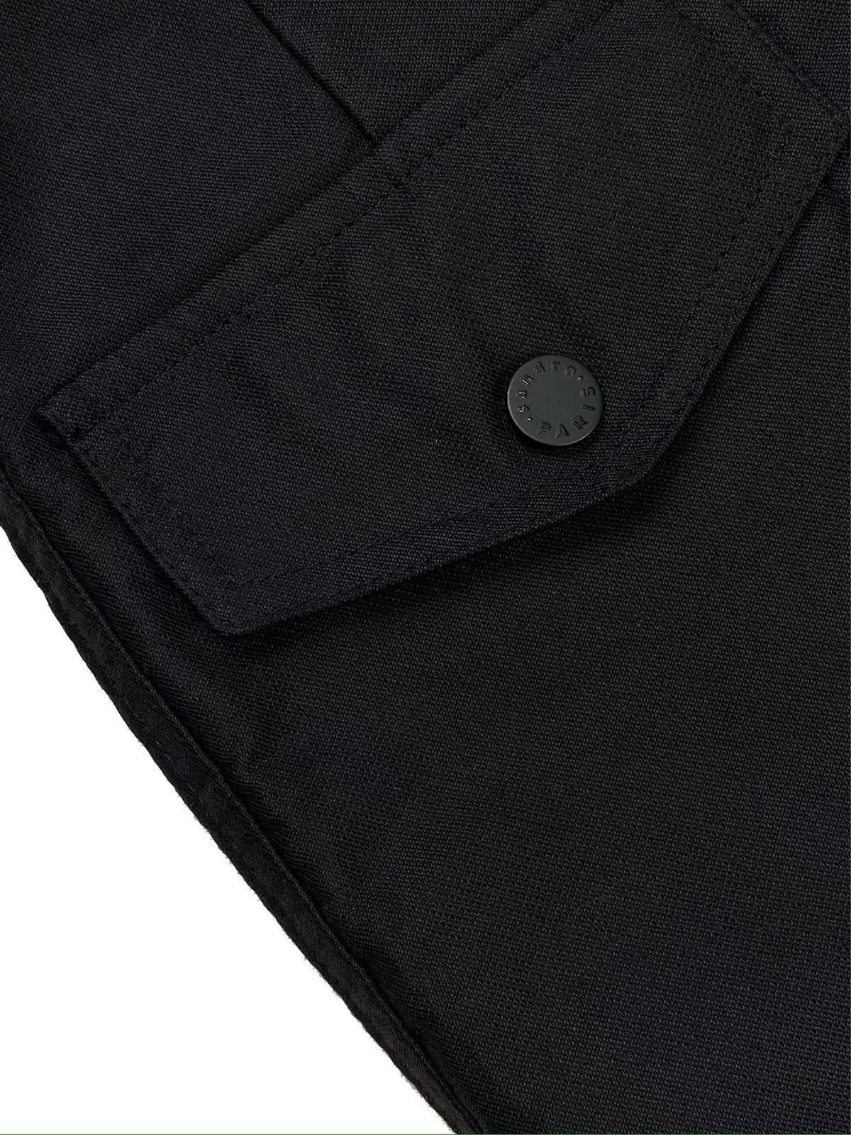Sandro SANDRO PARIS WOMEN BLACK A-LINE SKIRT BLACK ZIP SIZE S Size 27" / US 4 / IT 40 - 13 Thumbnail