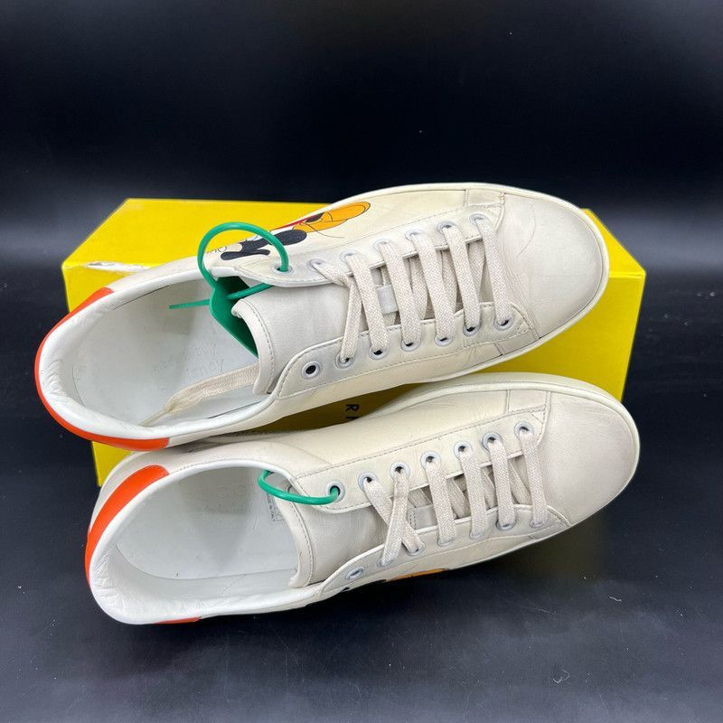 Gucci Gucci Mickey Mouse Ace Sneakers for Men - Size US 8 / EU 41 - 6 Thumbnail