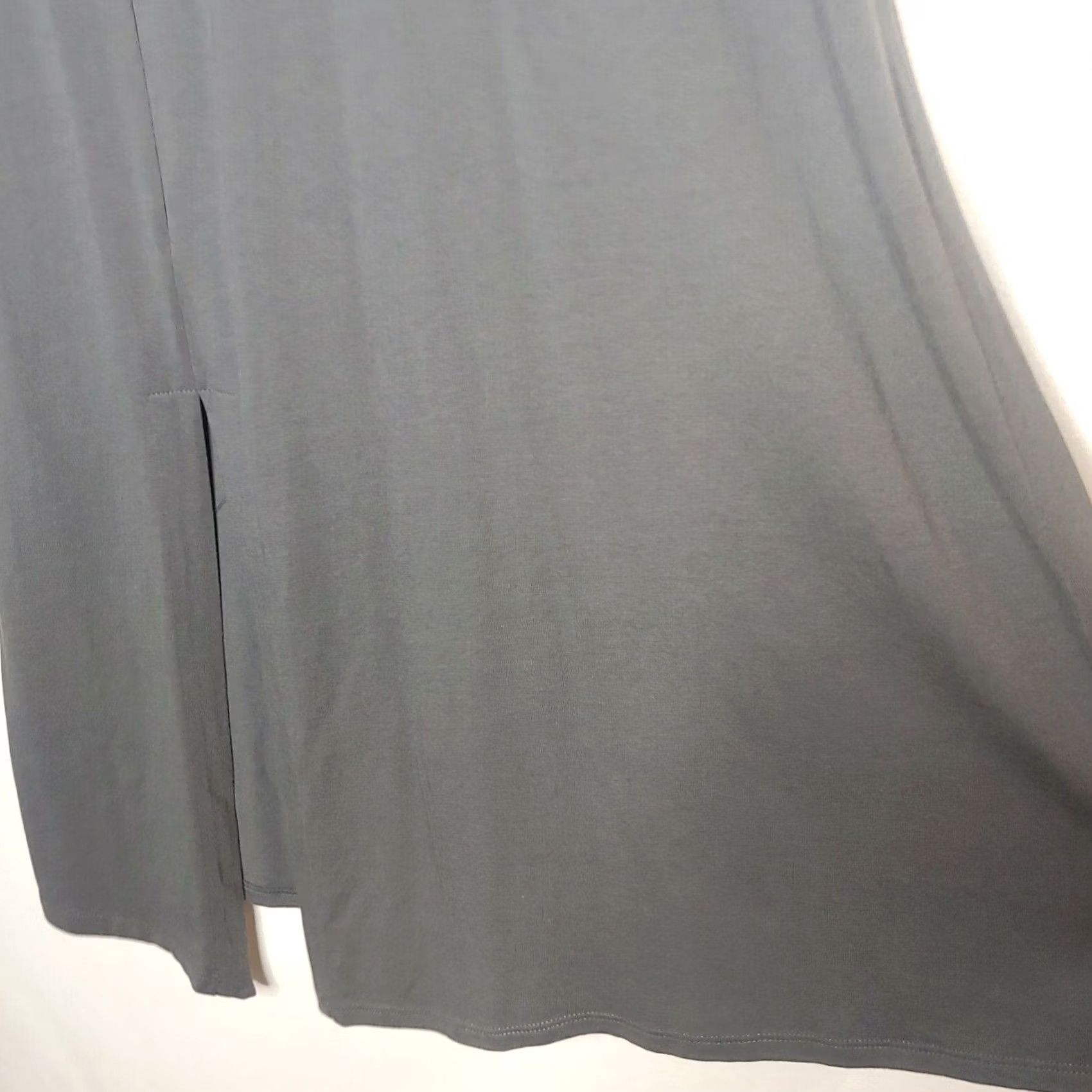 J. Jill J. Jill Maxi Dress XS Long Sleeve Knit Gray Modal Blend Pure Jill Minimalist V-Neck Pullover Women Size XS / US 0-2 / IT 36-38 - 6 Thumbnail