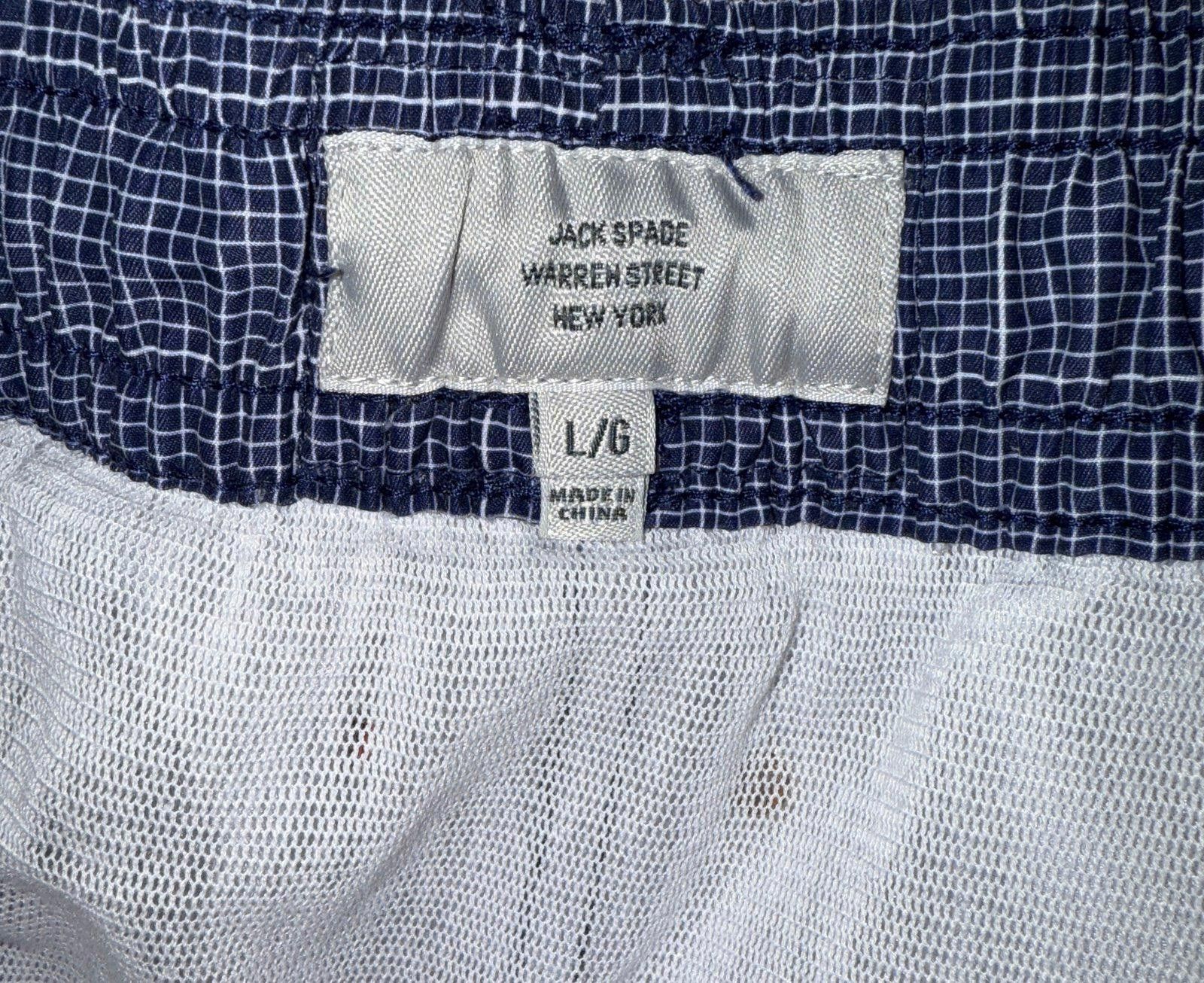 Jack Spade Jack Spade Men's Swim Shorts, blue plaid, size Large Size US 34 / EU 50 - 6 Thumbnail