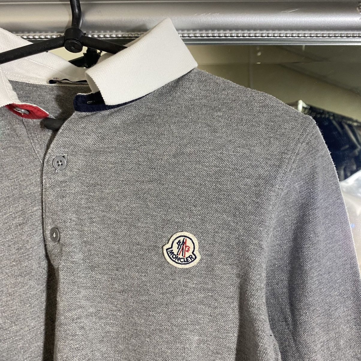 Moncler Moncler polo longsleeve t shirt Size US XXS / EU 40 - 3 Thumbnail