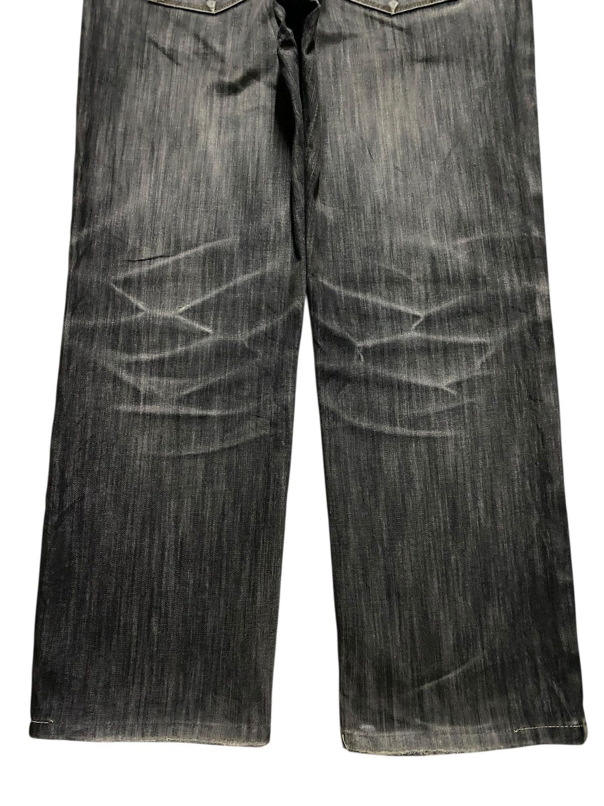 Japanese Brand Vintage Japanese Brand Edwin 403 Distressed Loose Jeans Size US 32 / EU 48 - 6 Thumbnail