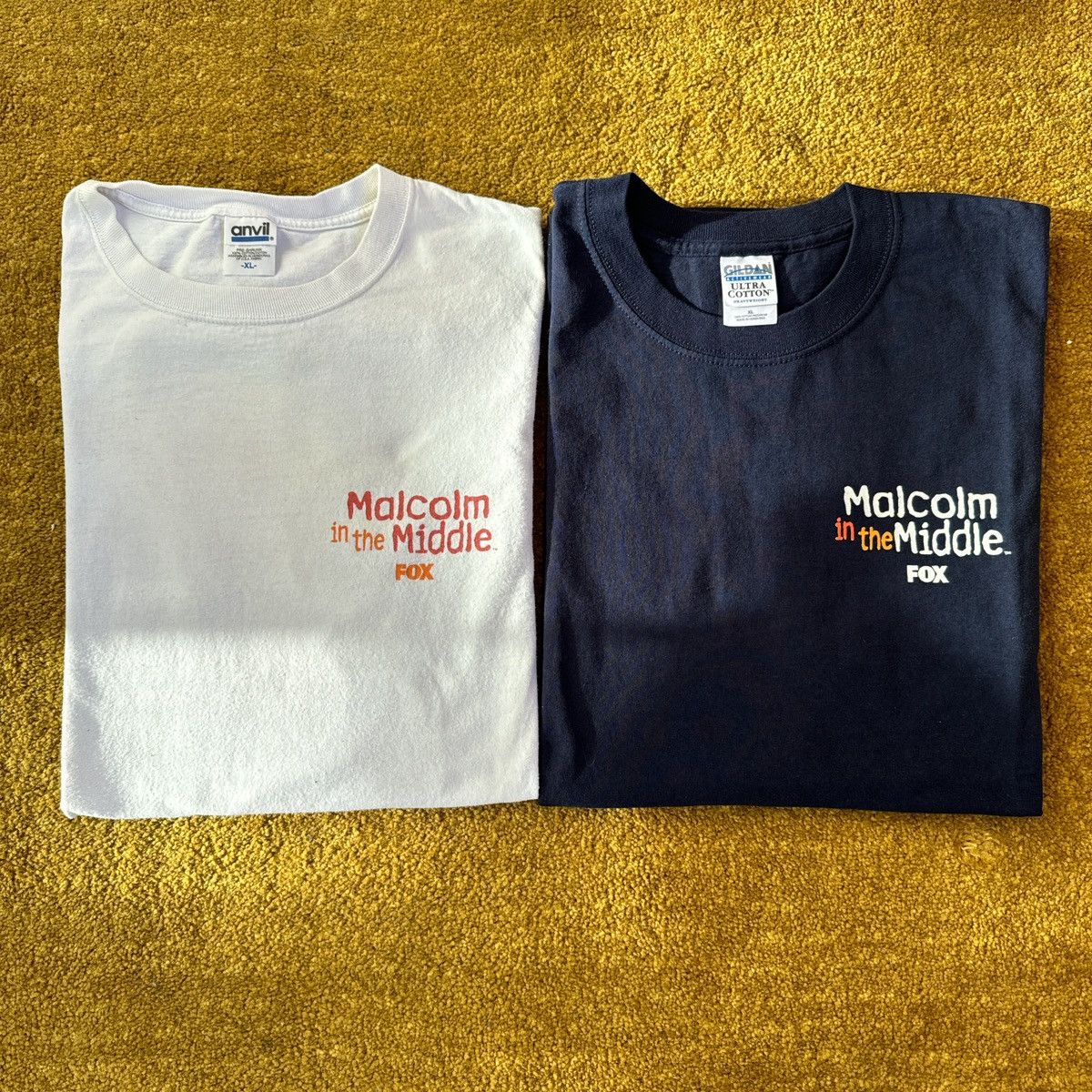 image of Anvil x Gildan Vintage 2000S Malcom In The Middle T-Shirt Bundle/lot, Men's (Size XL)