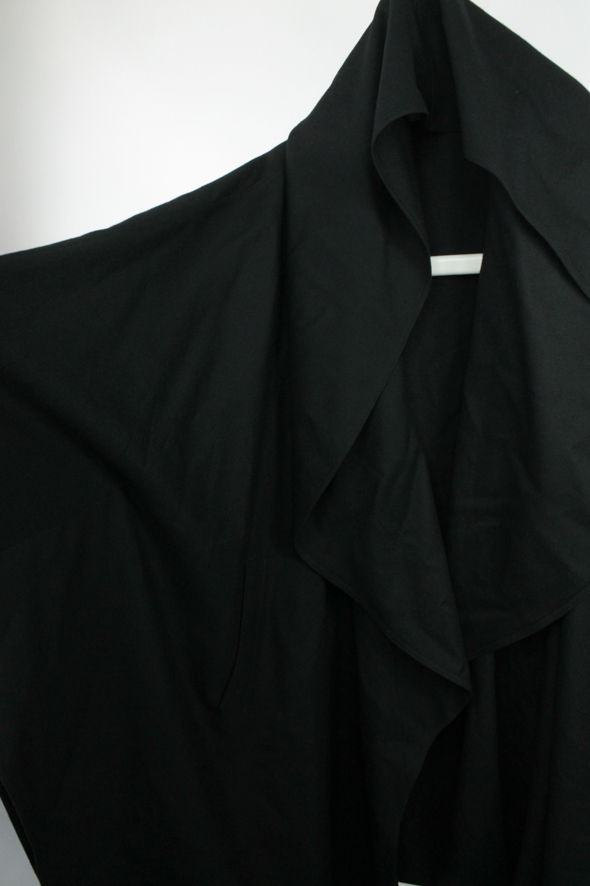 Louis Feraud Vintage 1980 Louis Feraud Black Wool Hooded Cape Coat Size M / US 6-8 / IT 42-44 - 2 Thumbnail