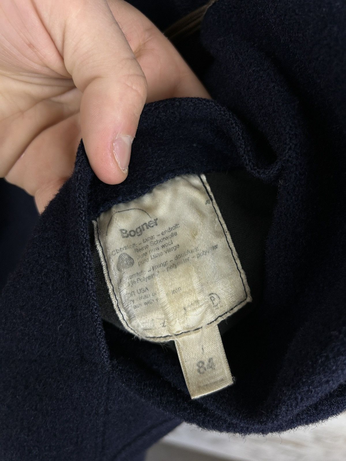 Bogner × Vintage Women’s Vintage Bogner wool trench coat luxury poncho rare Size XL / US 12-14 / IT 48-50 - 9 Thumbnail