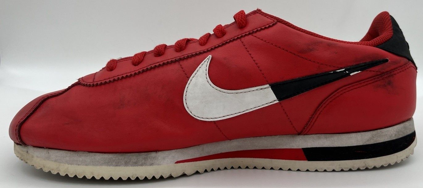 Nike Nike Cortez NBA SE Red White Black Sneakers Mens Size 12 Size US 12 / EU 45 - 5 Thumbnail
