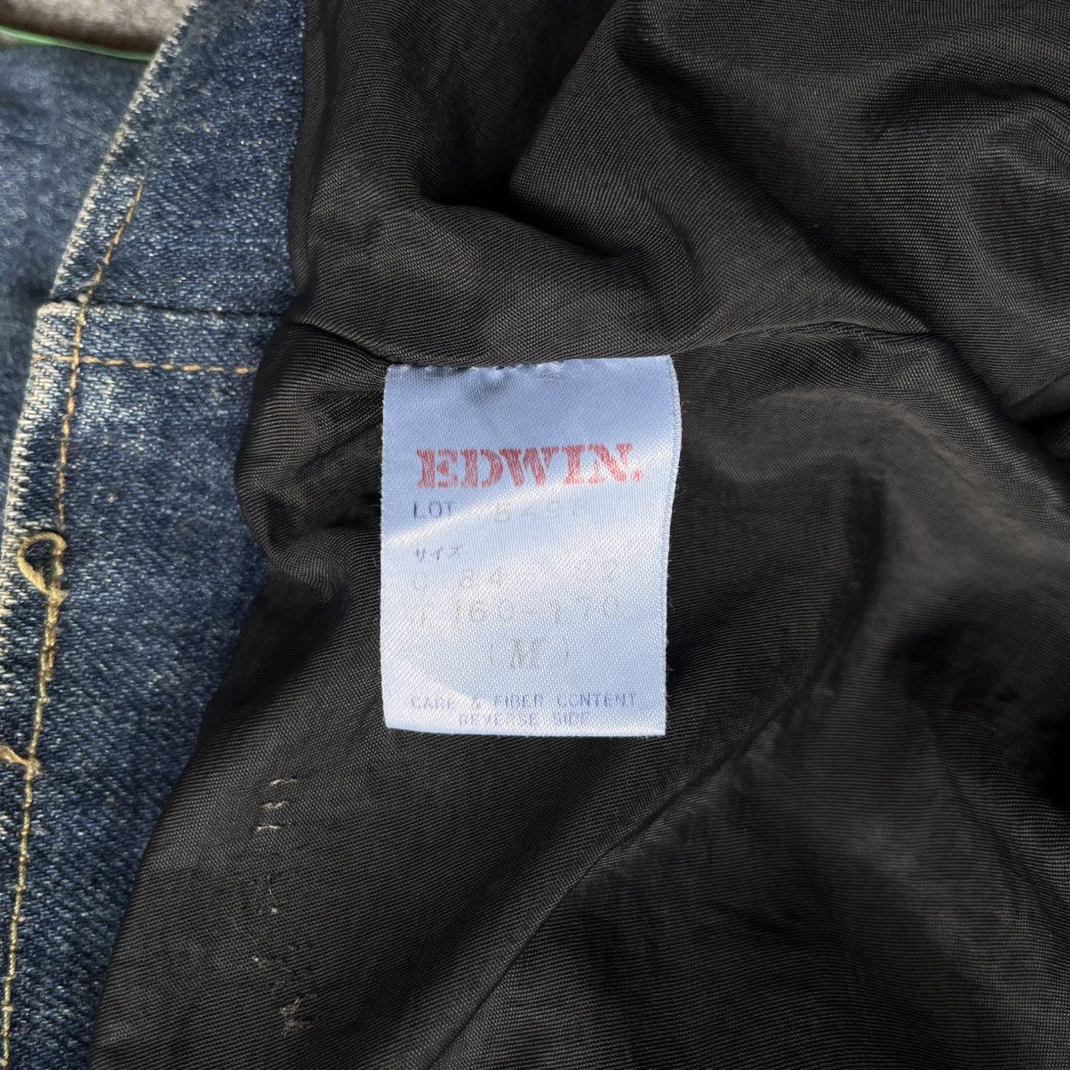 Edwin 90’s Edwin Company Motorcycle Riders Denim Jacket Size US M / EU 48-50 / 2 - 19 Thumbnail