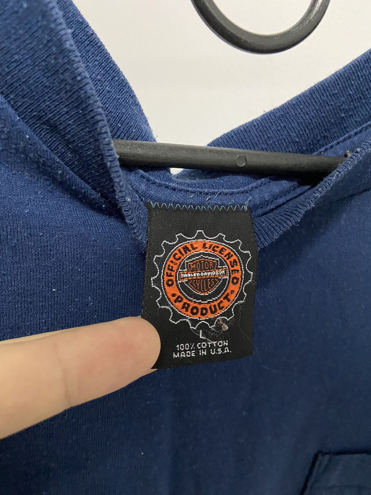 Harley Davidson × Vintage Harley Davidson big logo moto biker vintage Size US L / EU 52-54 / 3 - 5 Thumbnail