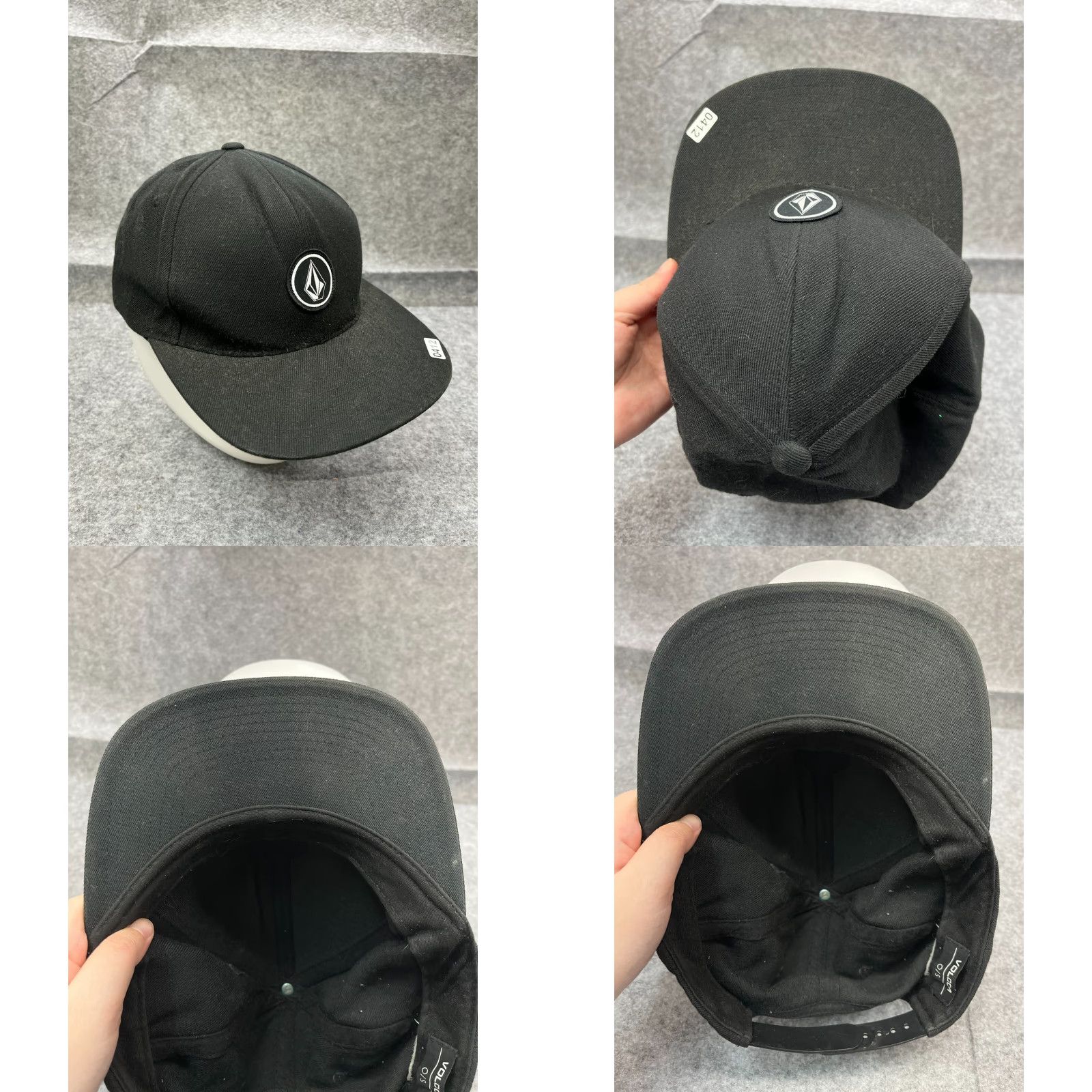 Volcom Volcom Hat Cap Snap Back Adult One Size Black Acrylic Knit Beach Black Size ONE SIZE - 8 Thumbnail
