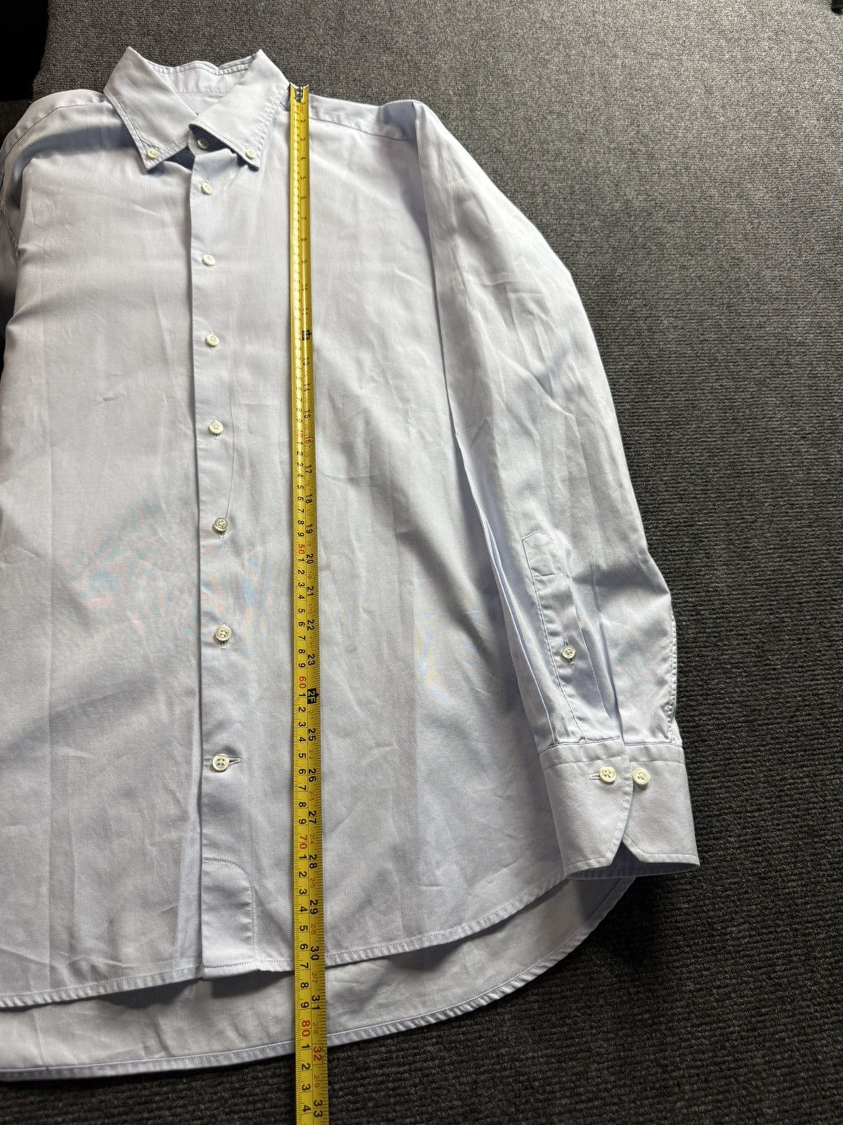Strenstroms Luxury 00s Stenstroms Blue Twofold Cotton Button Down Shirt Size US M / EU 48-50 / 2 - 17 Thumbnail