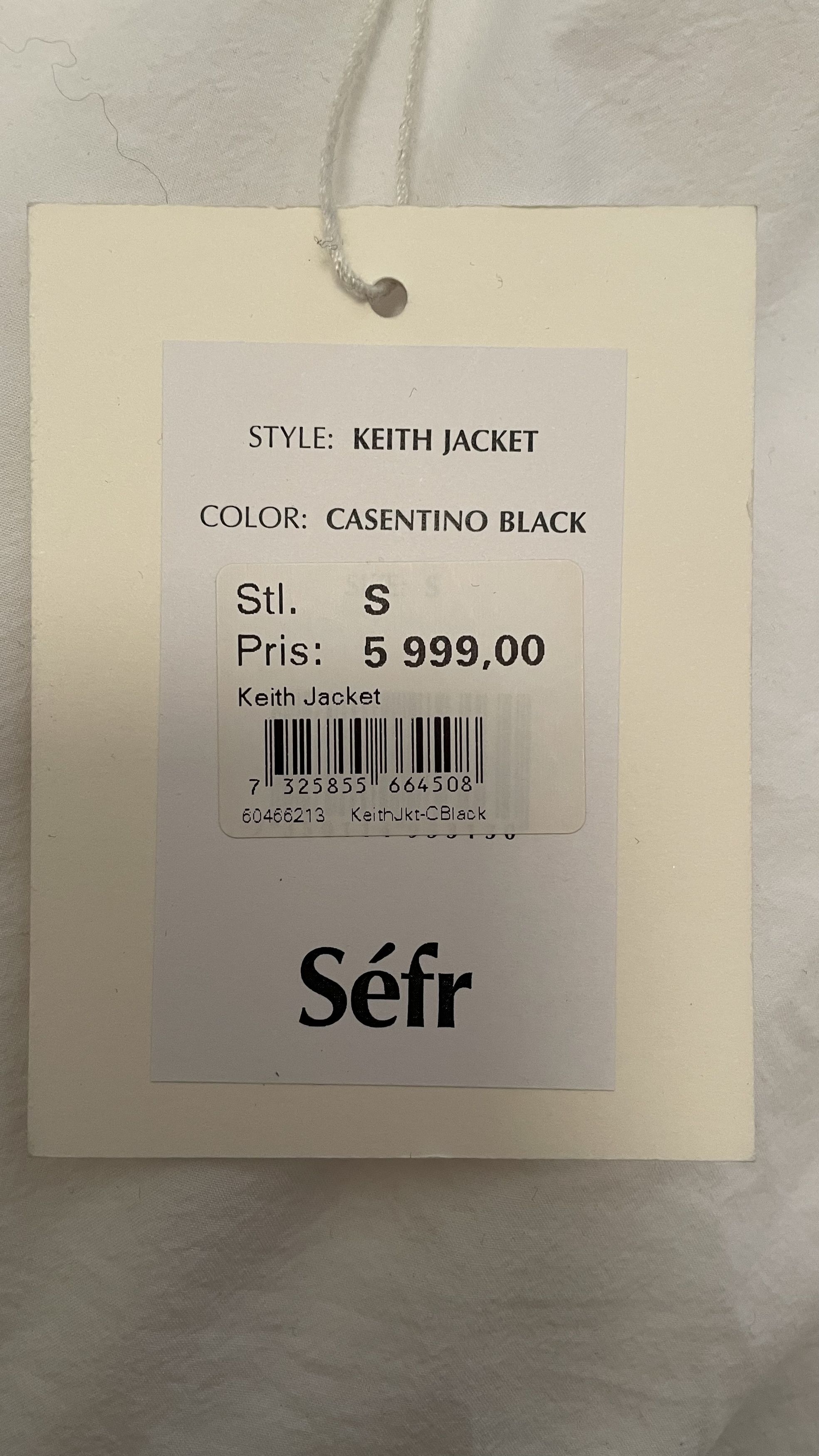 Sefr Sefr Keith wool jacket Casentino black size S Size US S / EU 44-46 / 1 - 8 Thumbnail