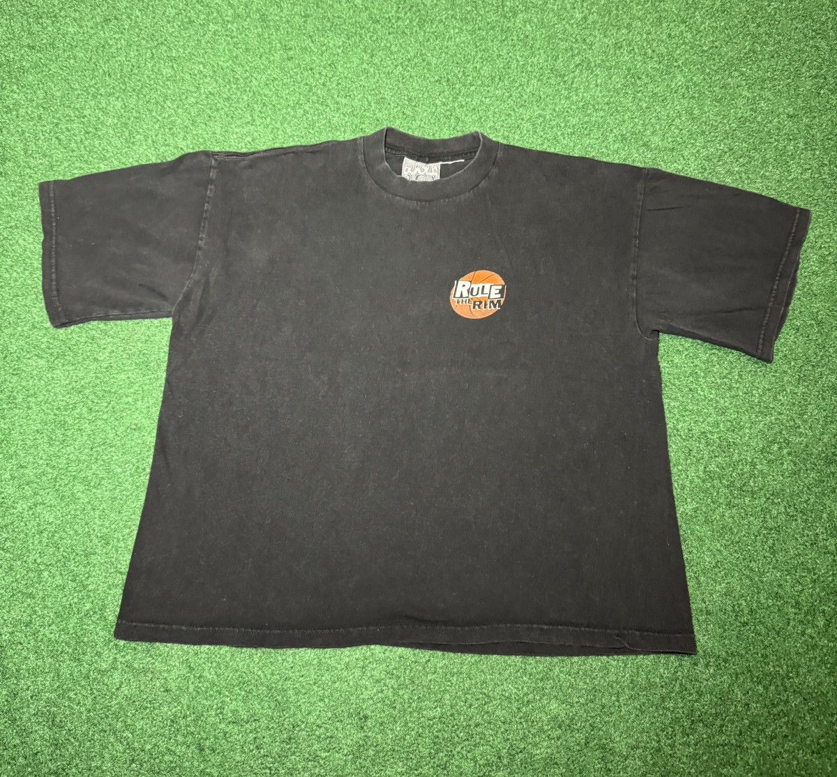 Bugle Boy Vtg 90s Bugle Boy Rule The Rim Basketball Hip HopT Shirt Size M / US 6-8 / IT 42-44 - 4 Thumbnail