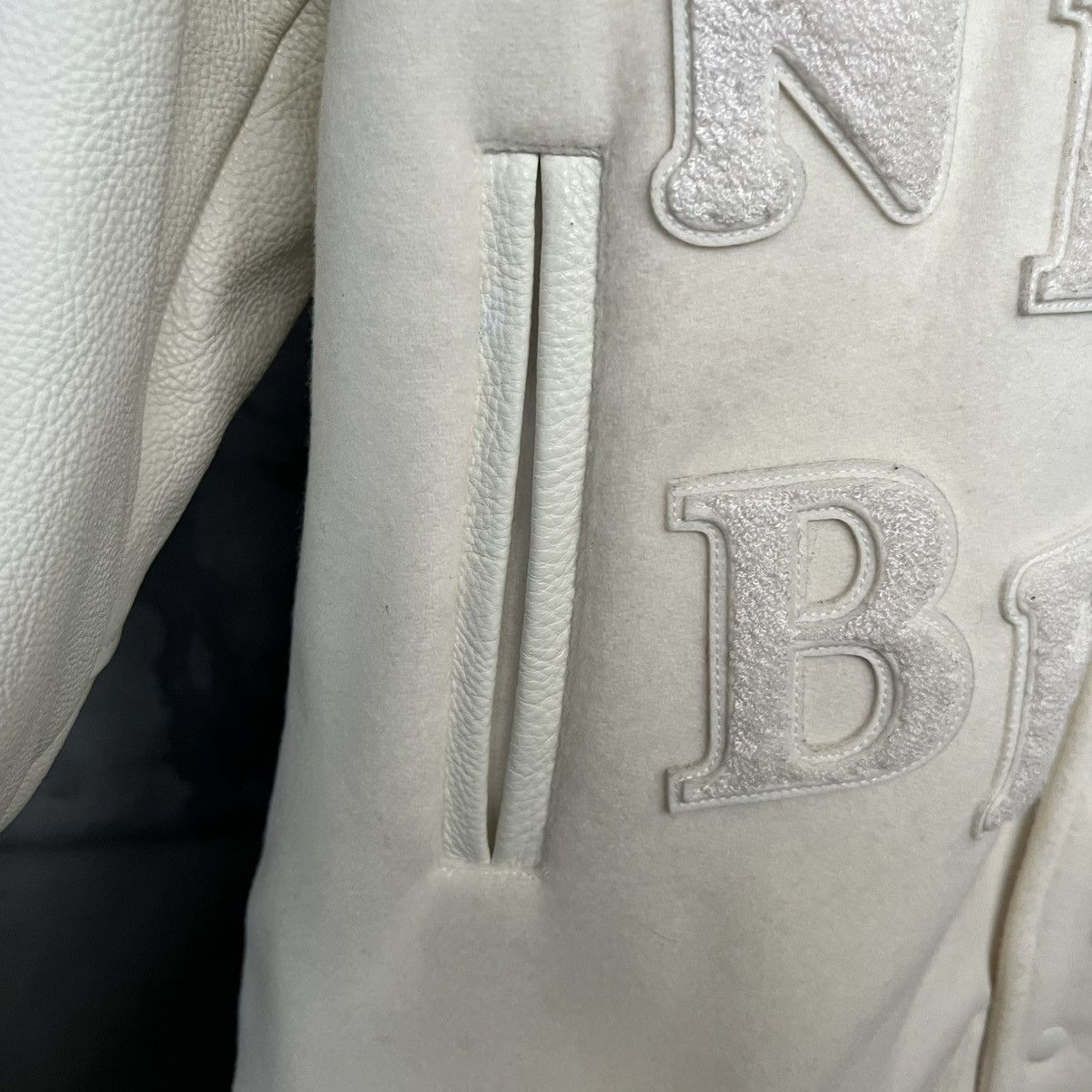 Jun Takahashi Undercover “A Wolf Will Never Be A Pet” Leather Wool Bomber Size US XL / EU 56 / 4 - 7 Thumbnail