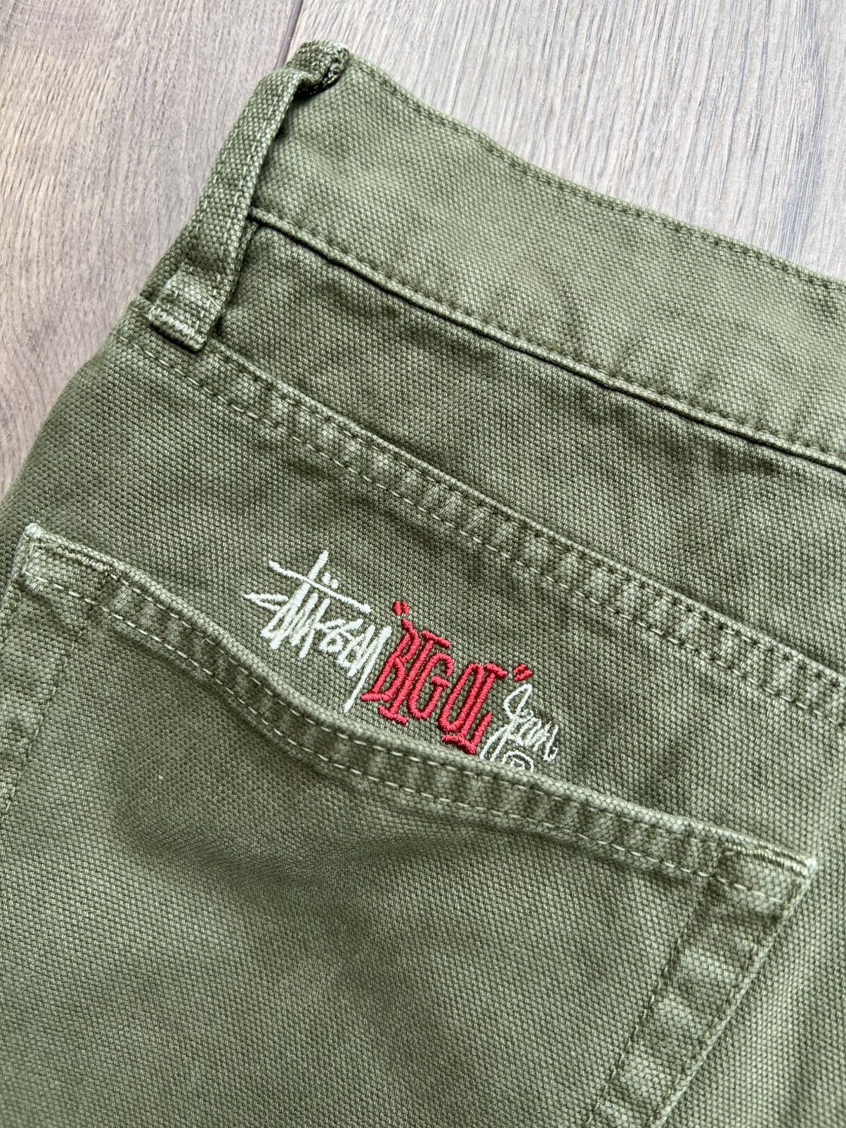 Stussy Stussy Big Ol Jean Olive Green 28 Size US 28 / EU 44 - 5 Thumbnail