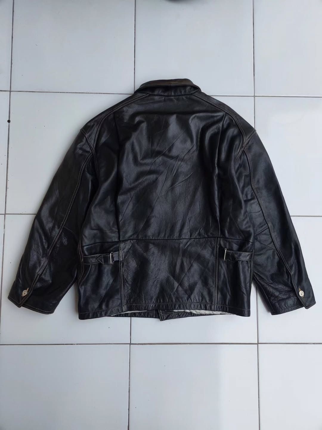 Diesel Diesel Vintage Leather Jacket Car Coat Patina Size US L / EU 52-54 / 3 - 10 Thumbnail