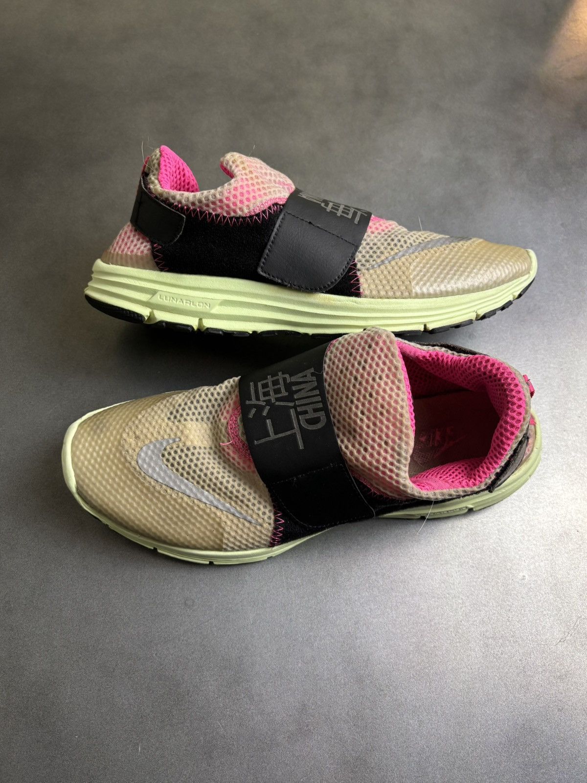 Nike 2013 Nike Lunarfly 306 Shanghai SlipOn Velcro Shoes Ninja 3M Size US 10 / EU 43 - 1 Thumbnail