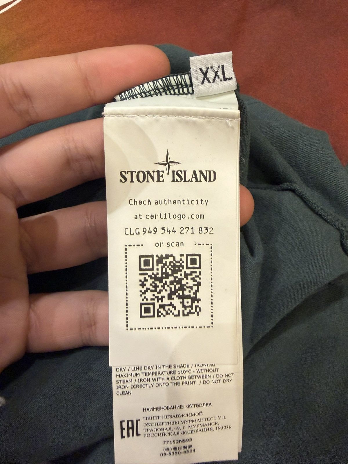 Stone Island Stone Island Sunset Tee Size US XXL / EU 58 / 5 - 4 Thumbnail
