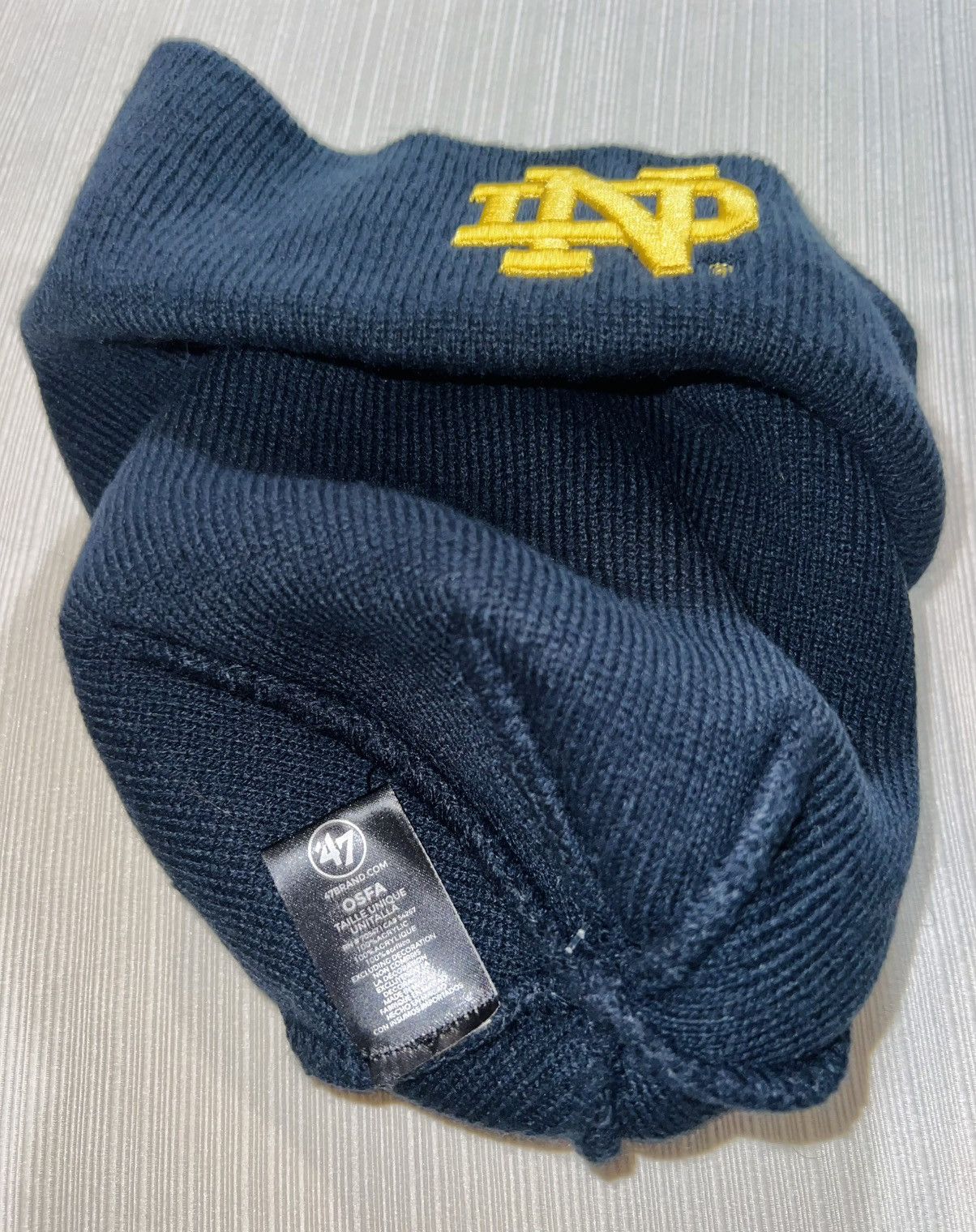 47 Brand × Notre NOTRE DAME 47 BRAND BEANIE (NTW) Size ONE SIZE - 9 Thumbnail