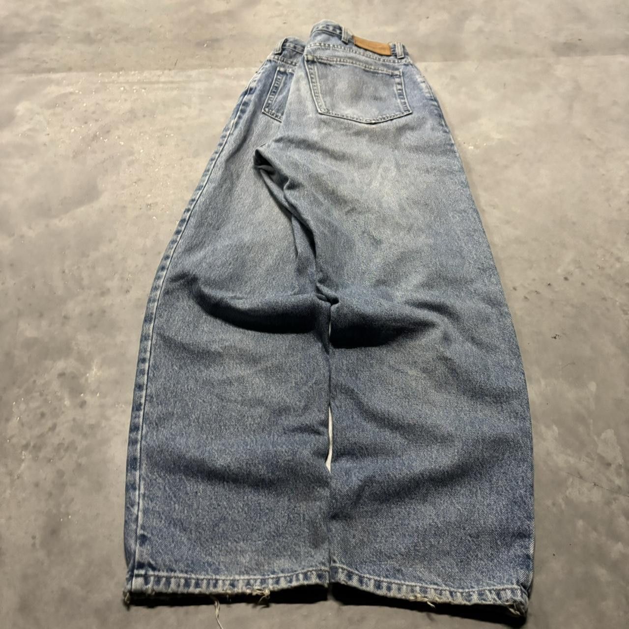 Japanese Brand × Vintage Crazy Vintage Y2K/2000s Grunge Light Wash Denim Jeans! Size US 36 / EU 52 - 4 Thumbnail