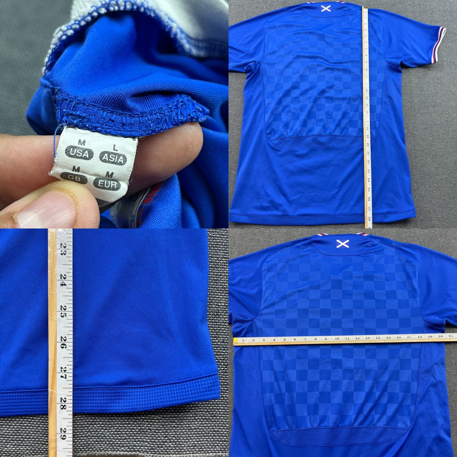 Umbro Umbro Glasgow Rangers 2009 2010 Home Football Jersey Mens Medium Blue Size US M / EU 48-50 / 2 - 8 Thumbnail