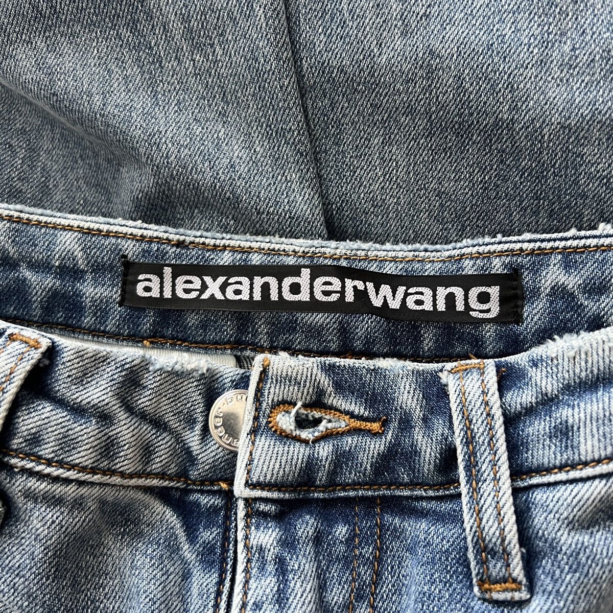 Alexander Wang Alexander Wang Blue Cotton Jeans Size 25" / US 0 / IT 36 - 8 Thumbnail