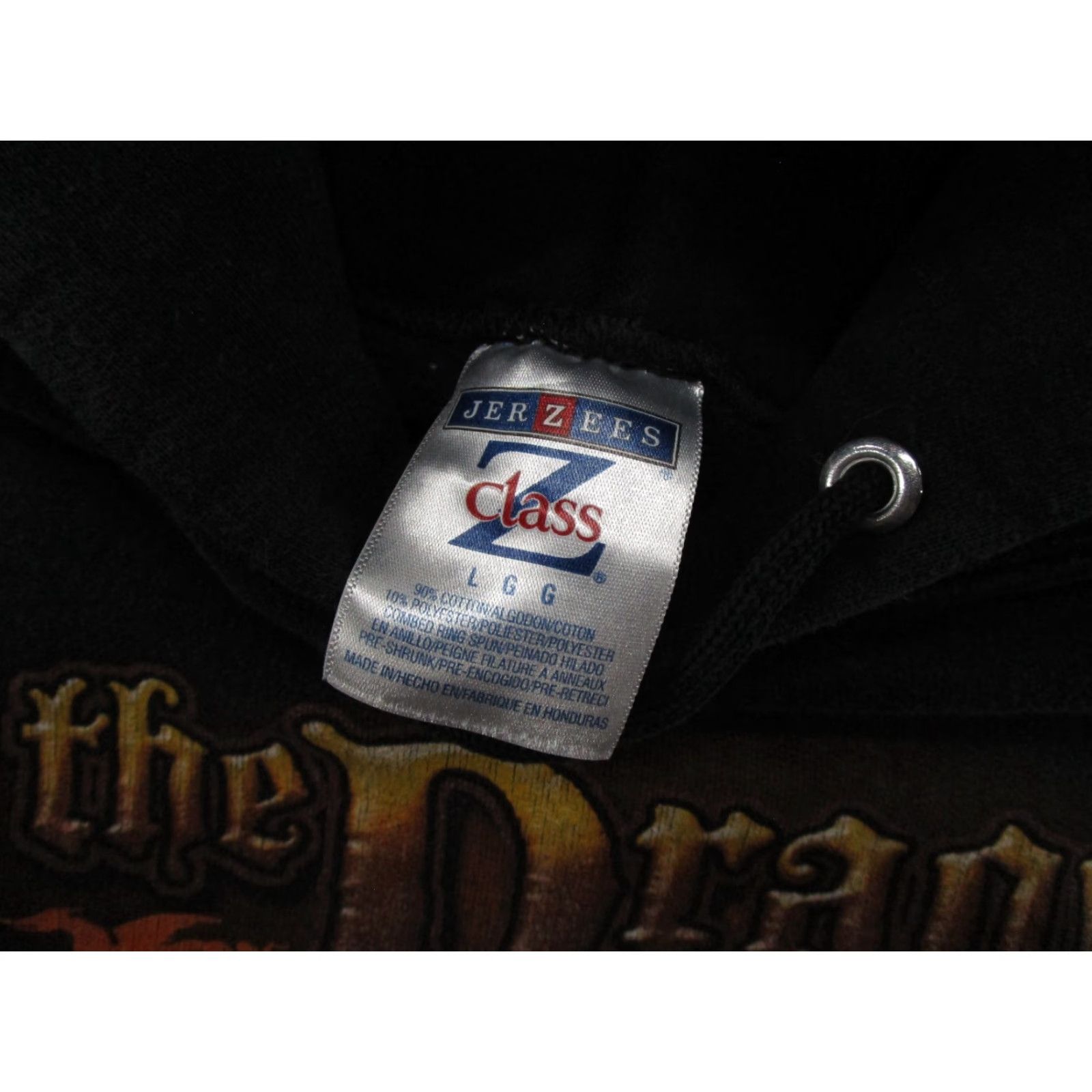Jerzees VINTAGE Vintage Y2K The Dragon Curves Motorcycle Bike Ride Spell Out Hoodie Size L Size US L / EU 52-54 / 3 - 4 Thumbnail