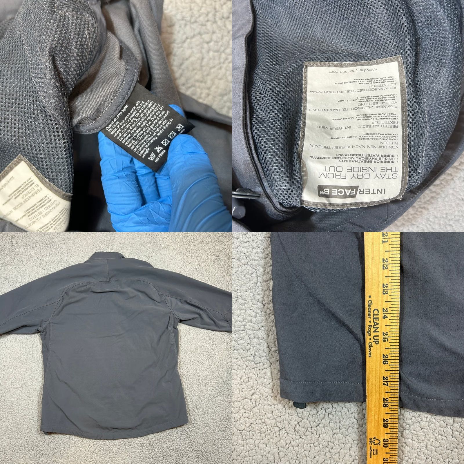Helly Hansen Helly Hansen Jacket Mens Large Gray Softshell Interface BW Water Resistant Weatherproof Size US L / EU 52-54 / 3 - 8 Thumbnail