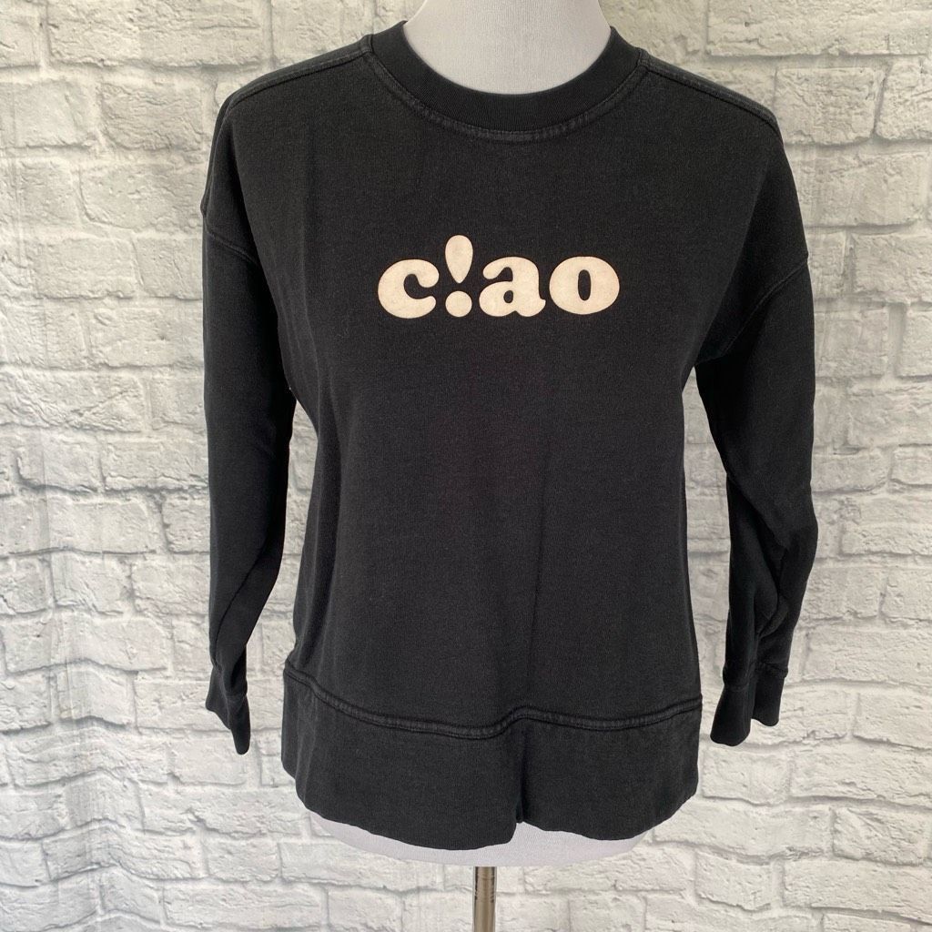 Madewell Madewell women S Longsleeve Crewneck sweatshirt washed out b Size S / US 4 / IT 40 - 1 Thumbnail