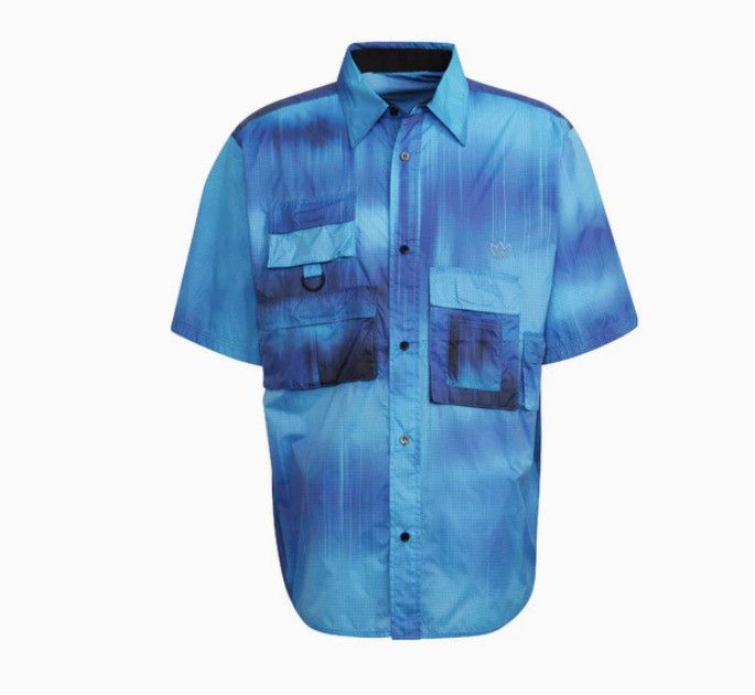 Adidas Adidas HD4809 Blue Version Arkive Button Shirt ( S ) Size US S / EU 44-46 / 1 - 1 Thumbnail
