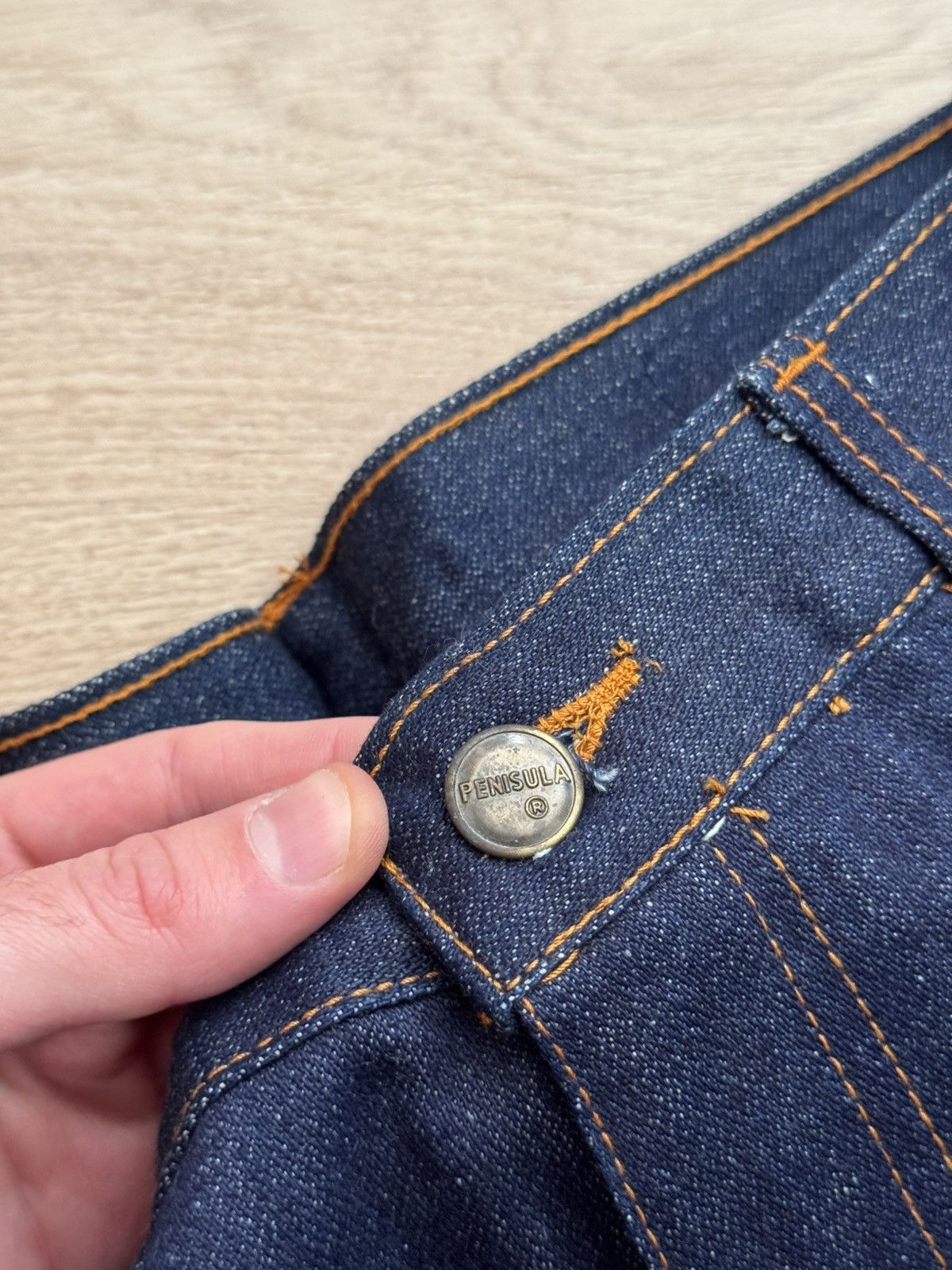 Haute Hippie Vintage 70-80’s Penisula Women’s Hippie Denim Jeans Pants Size 32" / US 10 / IT 46 - 3 Thumbnail