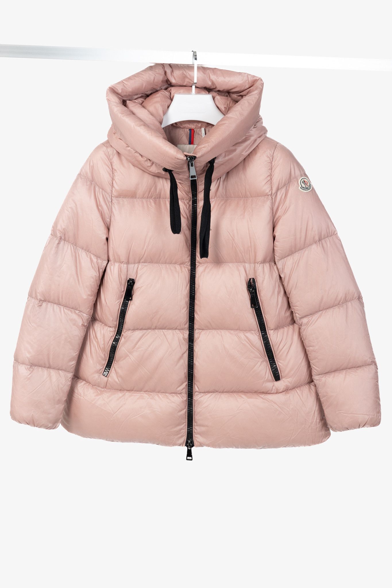 Moncler Moncler Serin Pink Quilted Hooded Down Jacket Size M / US 6-8 / IT 42-44 - 1 Thumbnail