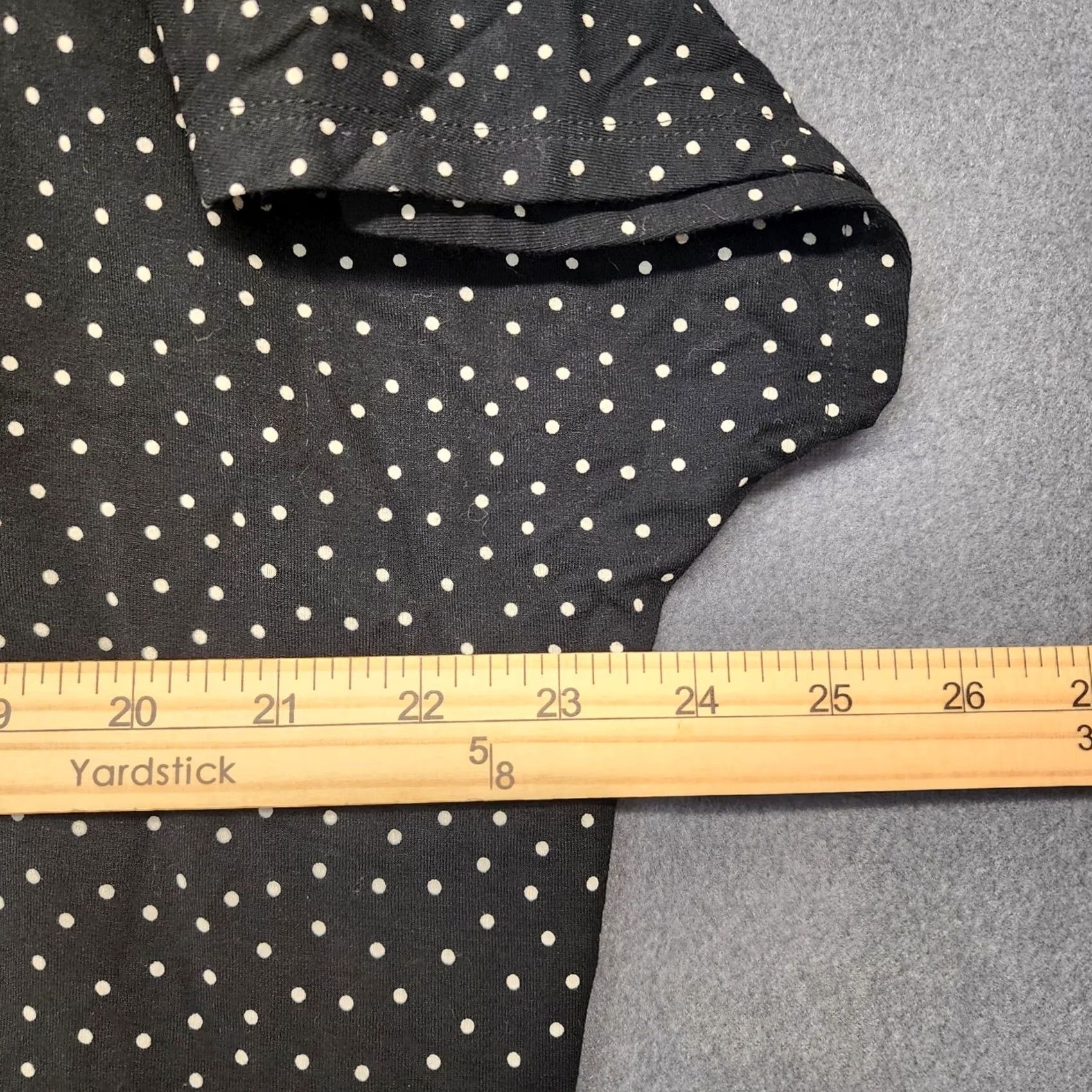 J. Jill VINTAGE J. Jill Wearever Collection Dress 2XL Black Polka Dot Shift Short Sleeve Pockets Midi Women Mens? Size XXL / US 16-18 / IT 52-54 - 5 Thumbnail
