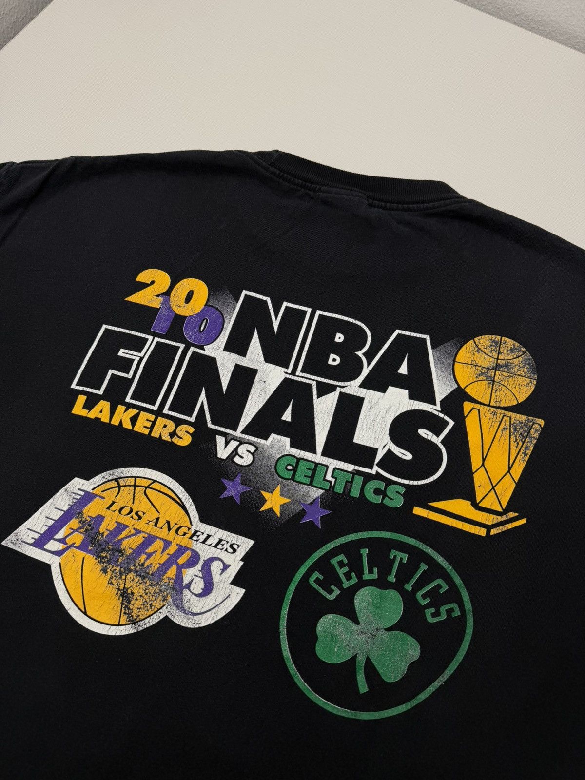 NBA Lakers Vs Celtics Kobe Bryant Paul Pierce 2010 NBA Finals XL Size US XL / EU 56 / 4 - 5 Thumbnail