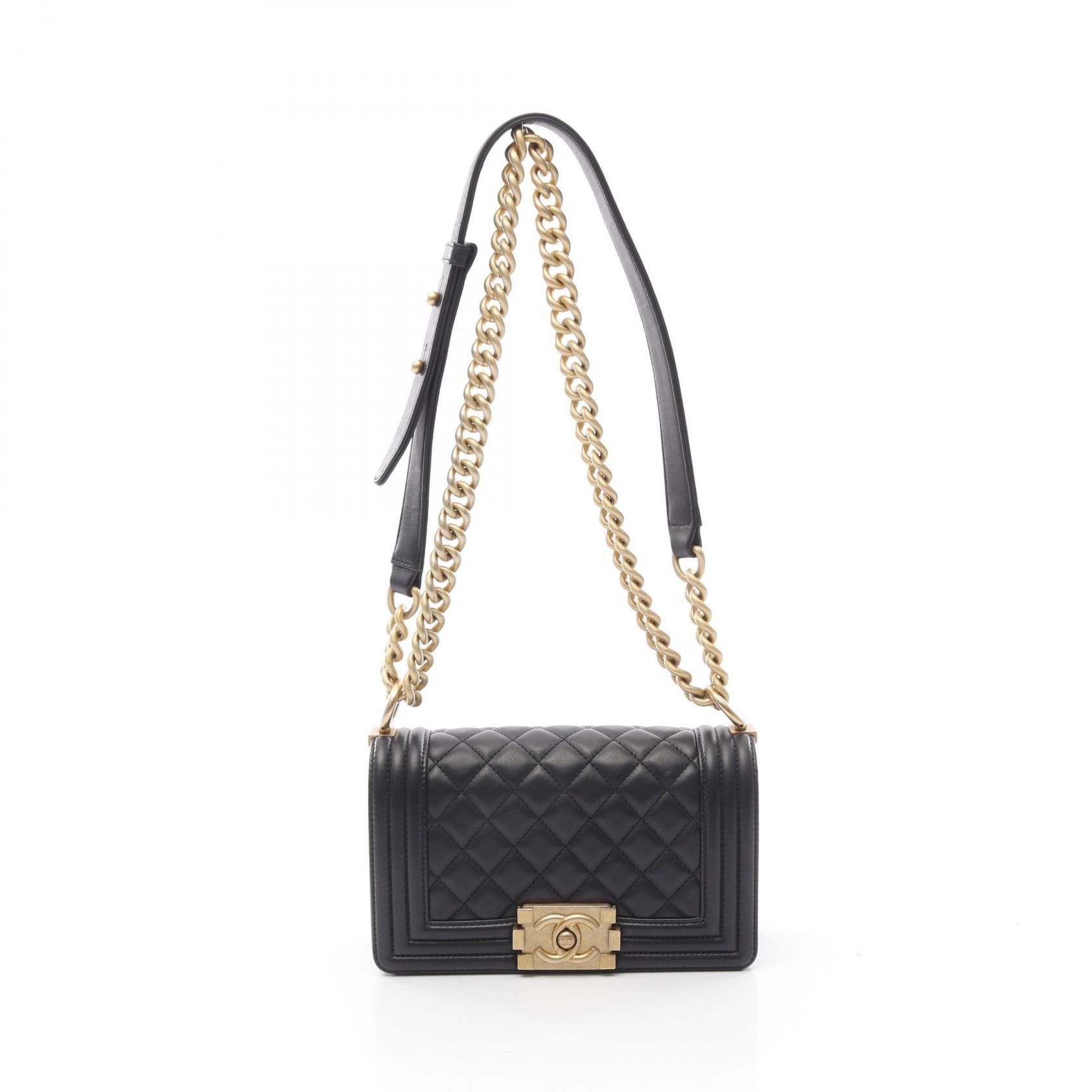 Chanel Chanel Chanel Boy Chanel Leather Shoulder Bag Leather Shoulder Bag A67085 Size ONE SIZE - 1 Thumbnail