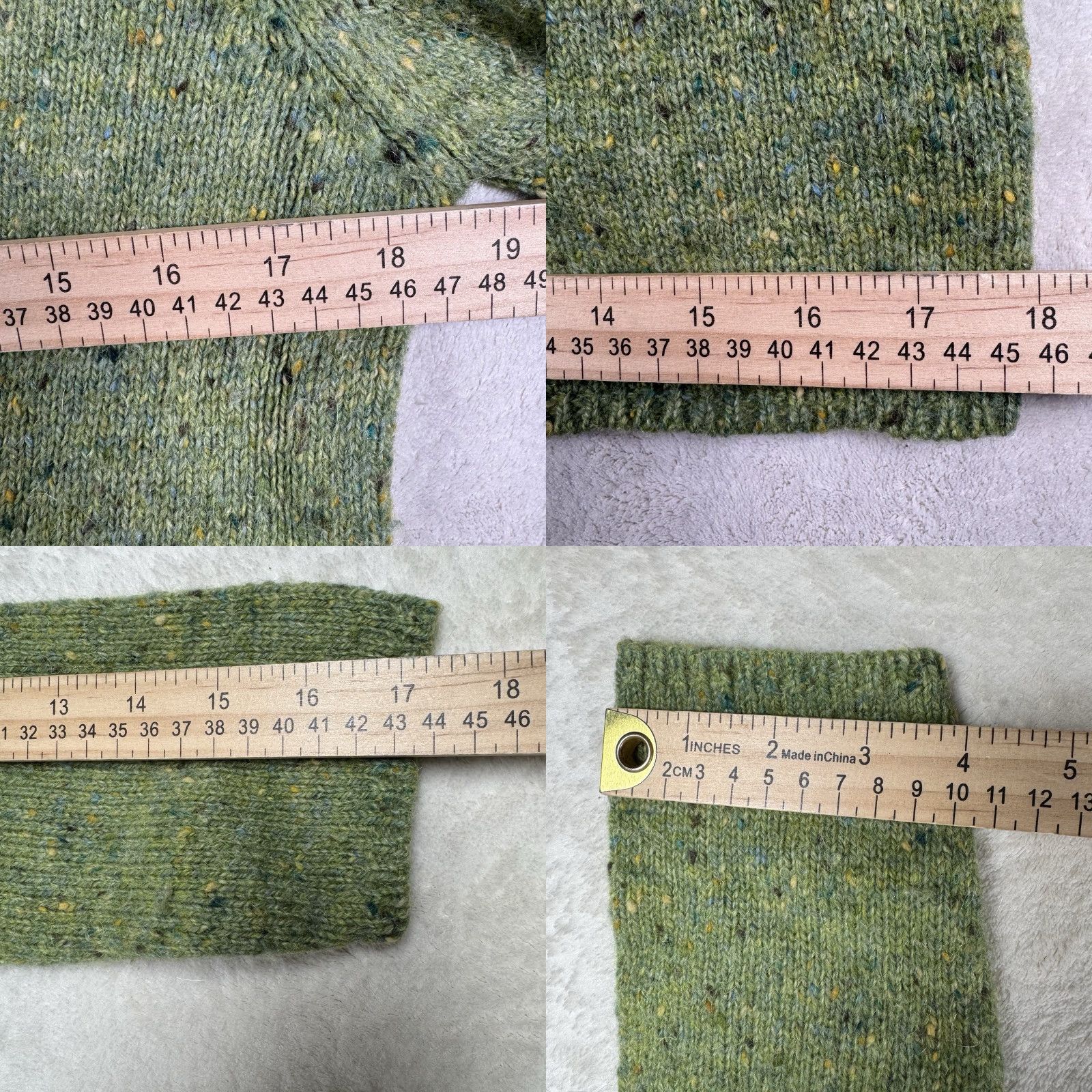 Vintage VINTAGE L.L. Bean Women's Sweater Turtleneck Green Small Pullover Mohair Lambswool Blend Shirt? Size S / US 4 / IT 40 - 8 Thumbnail