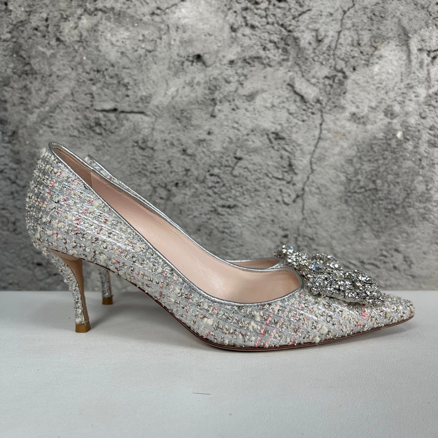 Roger Vivier Roger Vivier Crystal Buckle High Heels 36.5 Size US 6 / IT 36 - 2 Thumbnail