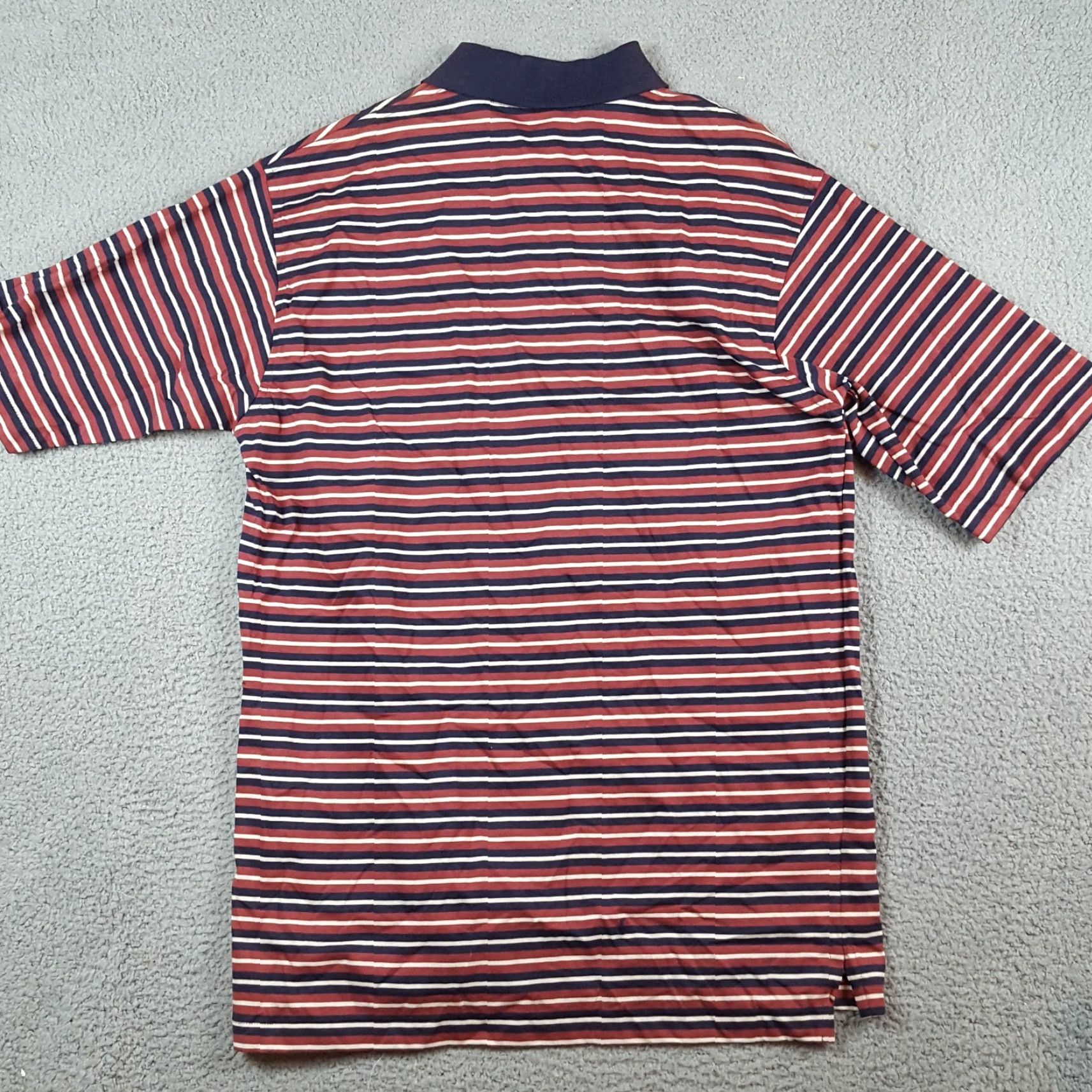 Vintage VINTAGE Y2K Preppy Cleveland Golf Striped Skate Polo Shirt Size US L / EU 52-54 / 3 - 7 Thumbnail