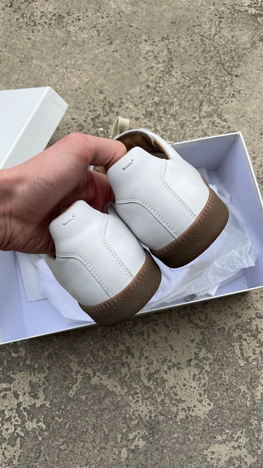Maison Margiela Maison Margiela Gat Replica Paint Splatter White Size US 8.5 / EU 41-42 - 7 Thumbnail