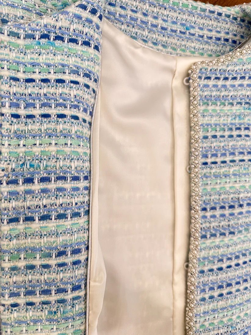 Other aquamarine jacket of wool hight quality Size L / US 10 / IT 46 - 6 Thumbnail