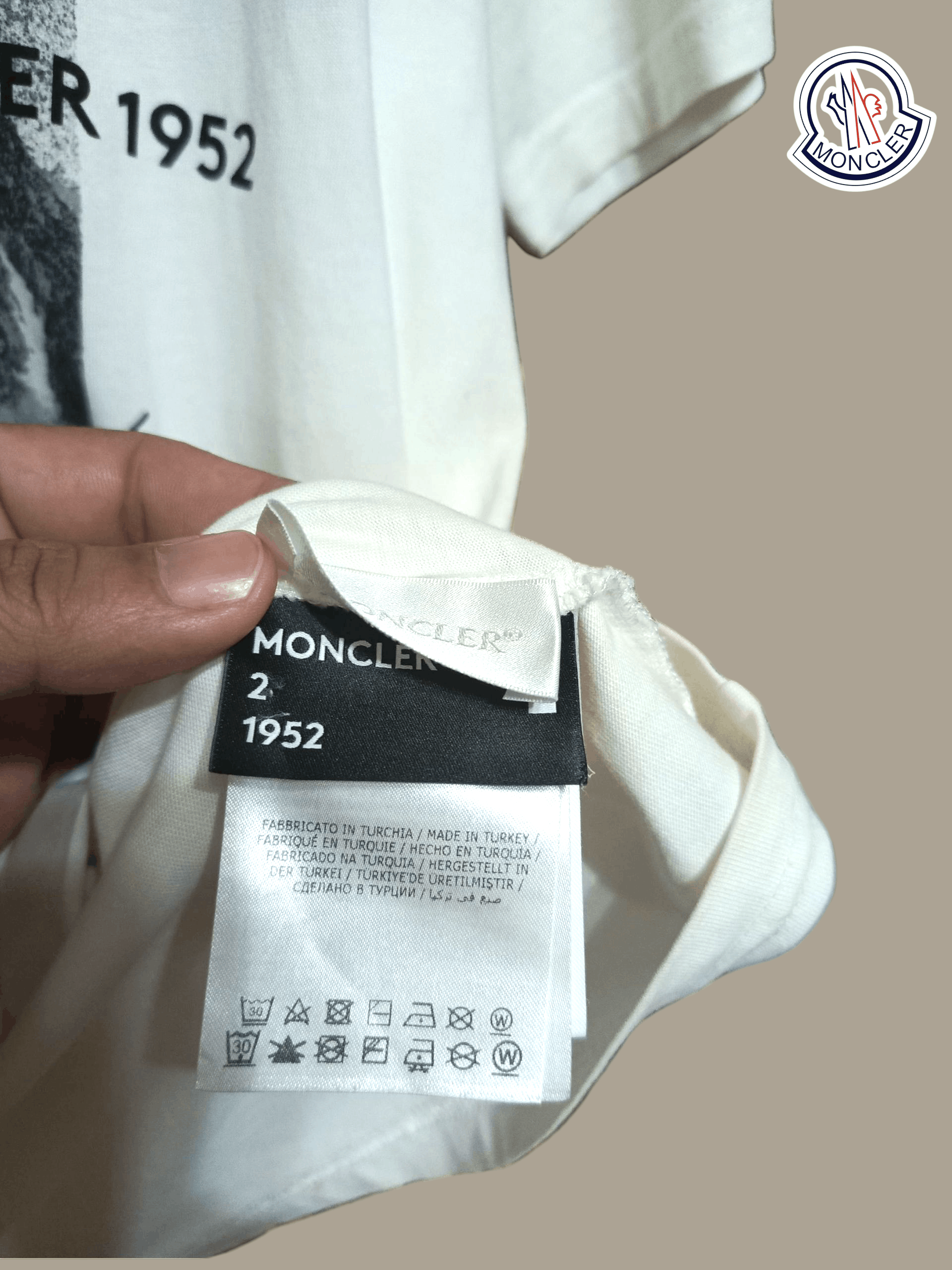 Moncler Moncler 2 Genius and wander 1952 tee Size US M / EU 48-50 / 2 - 6 Thumbnail